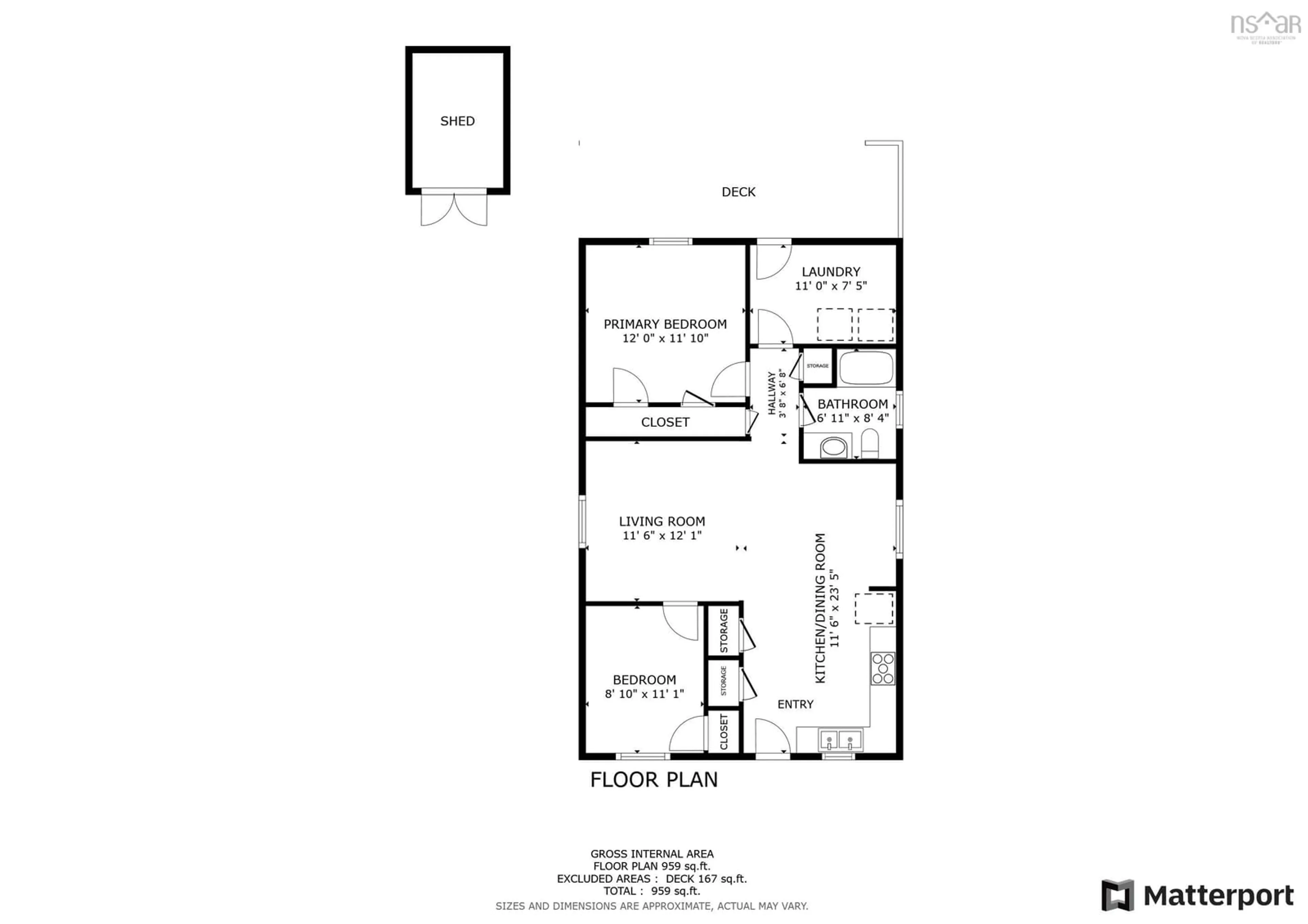 Floor plan for 207 St. Andrews St, Stewiacke Nova Scotia B0N 2J0