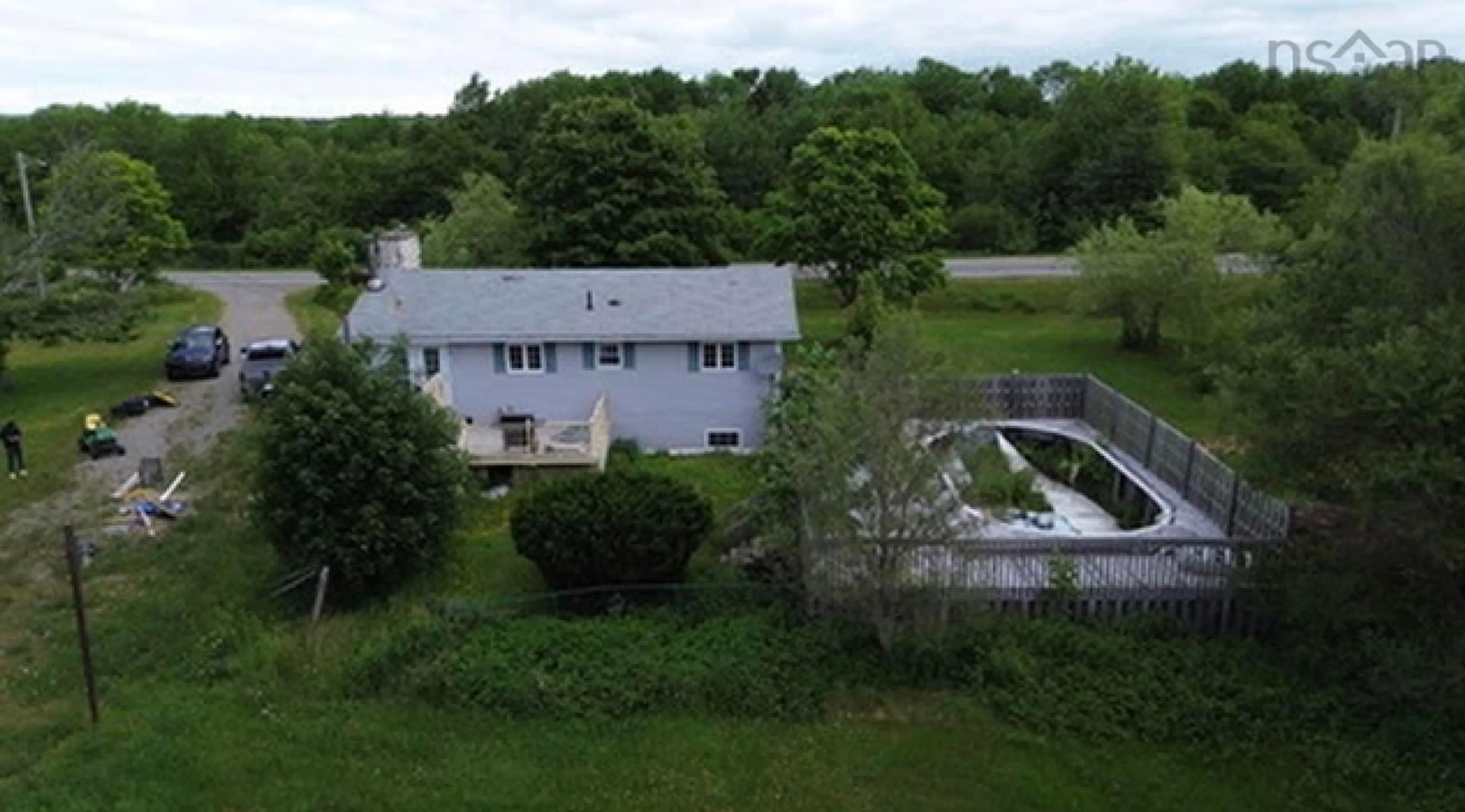 A pic from outside/outdoor area/front of a property/back of a property/a pic from drone, unknown for 903 Highway 16, Monastery Nova Scotia B0H 1W0
