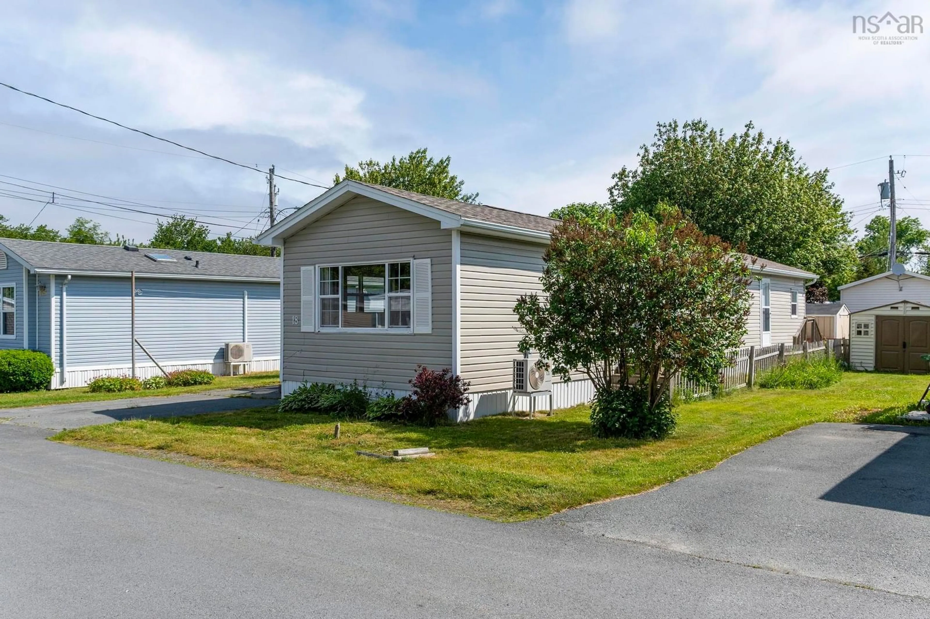 Home with vinyl exterior material, street for 18 Shamrock Dr, Fairview Nova Scotia B3M 3A6