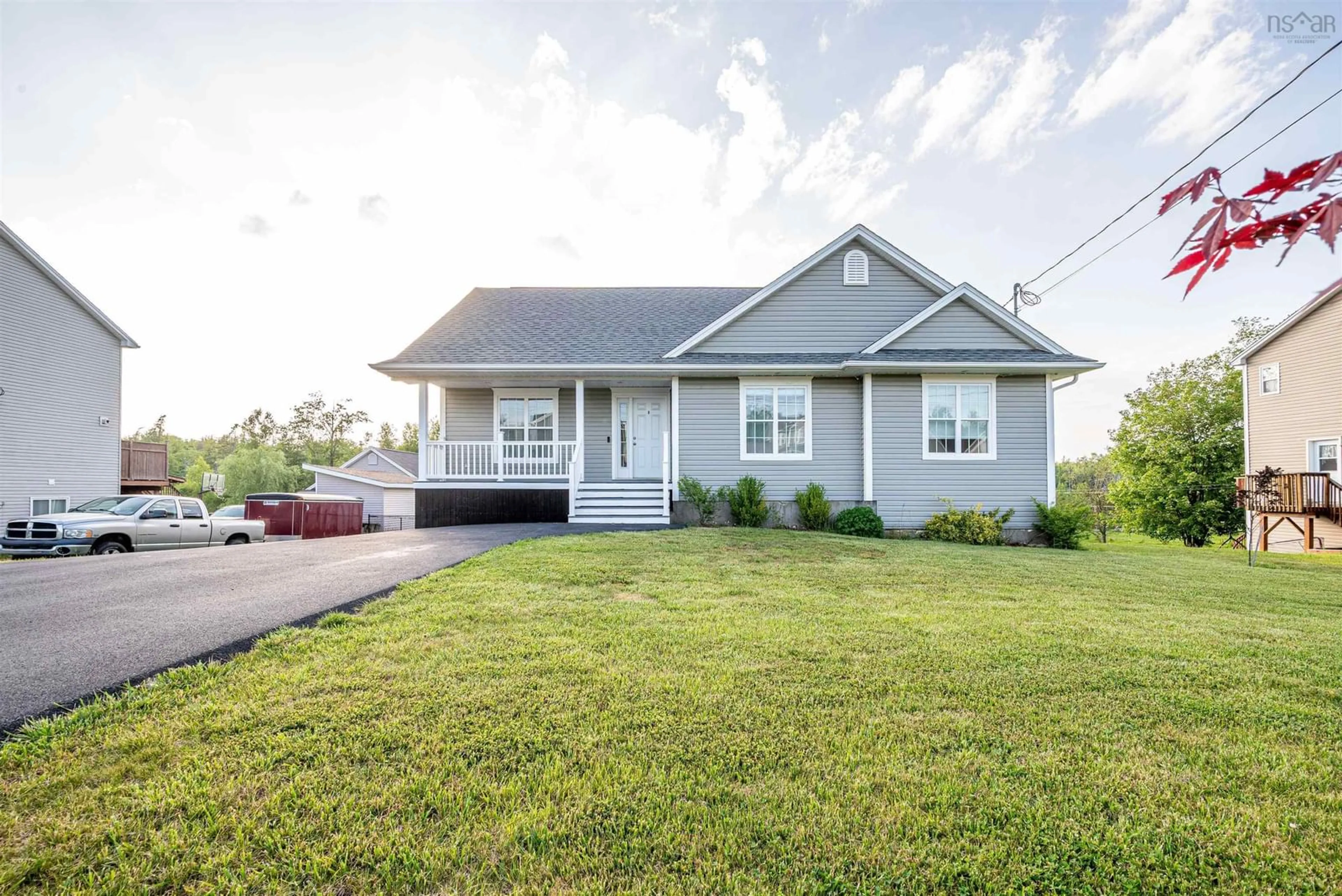 Home with vinyl exterior material, street for 12 Carriage Lane, Enfield Nova Scotia B2T 1L4