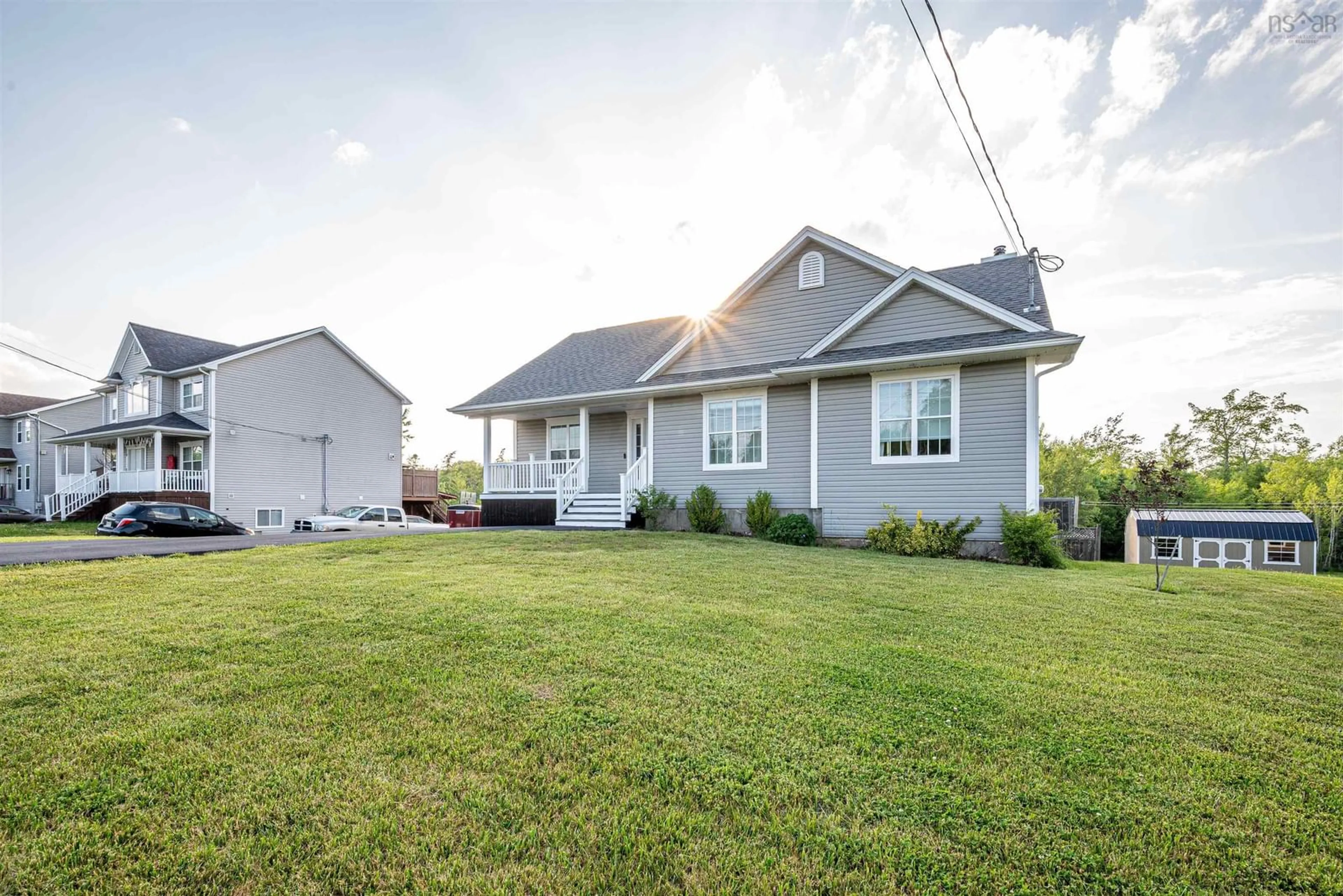 Home with vinyl exterior material, street for 12 Carriage Lane, Enfield Nova Scotia B2T 1L4