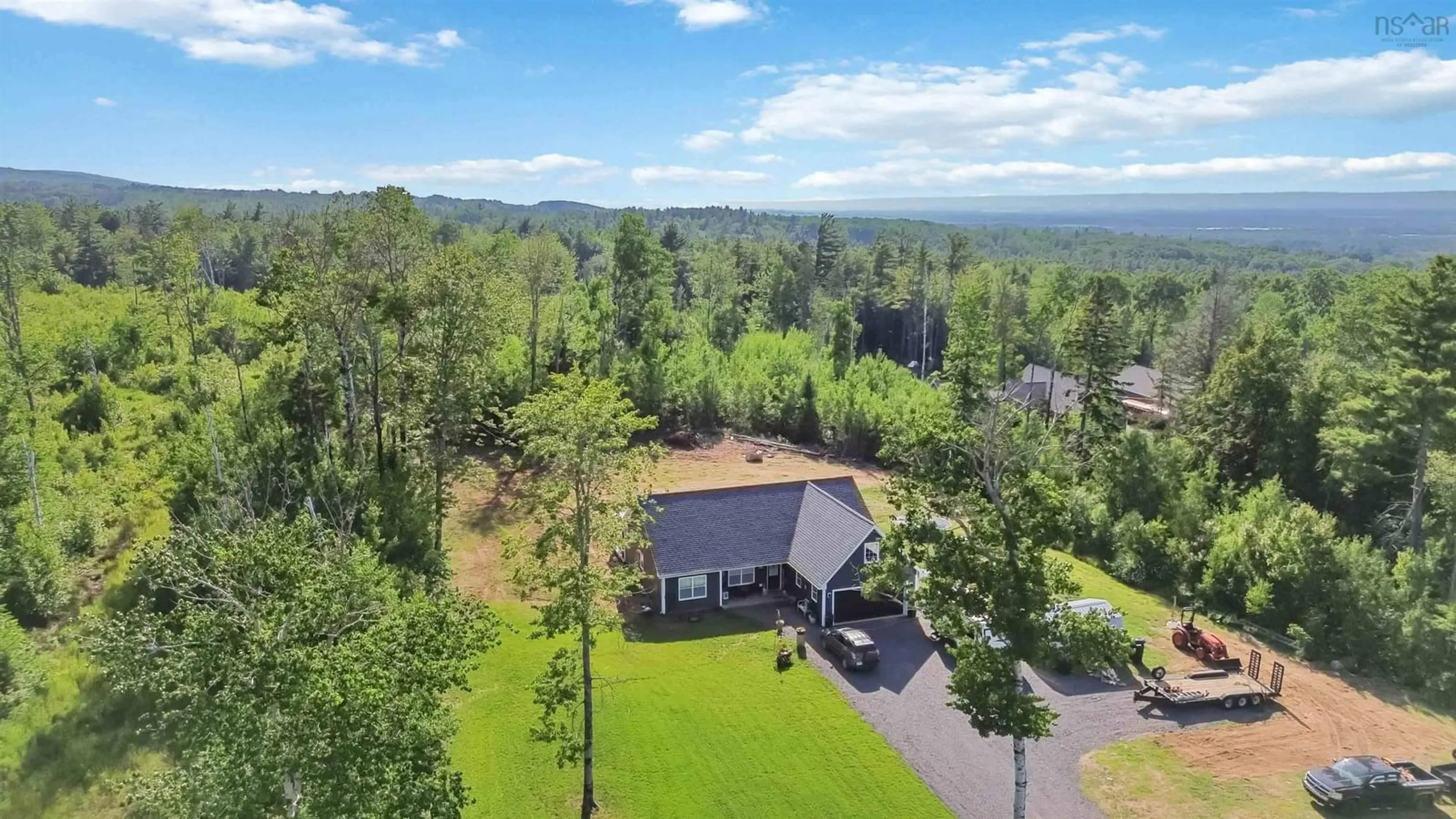 A pic from outside/outdoor area/front of a property/back of a property/a pic from drone, mountain view for 67 Cambridge Mountain Rd, Prospect Nova Scotia B0P 1G0