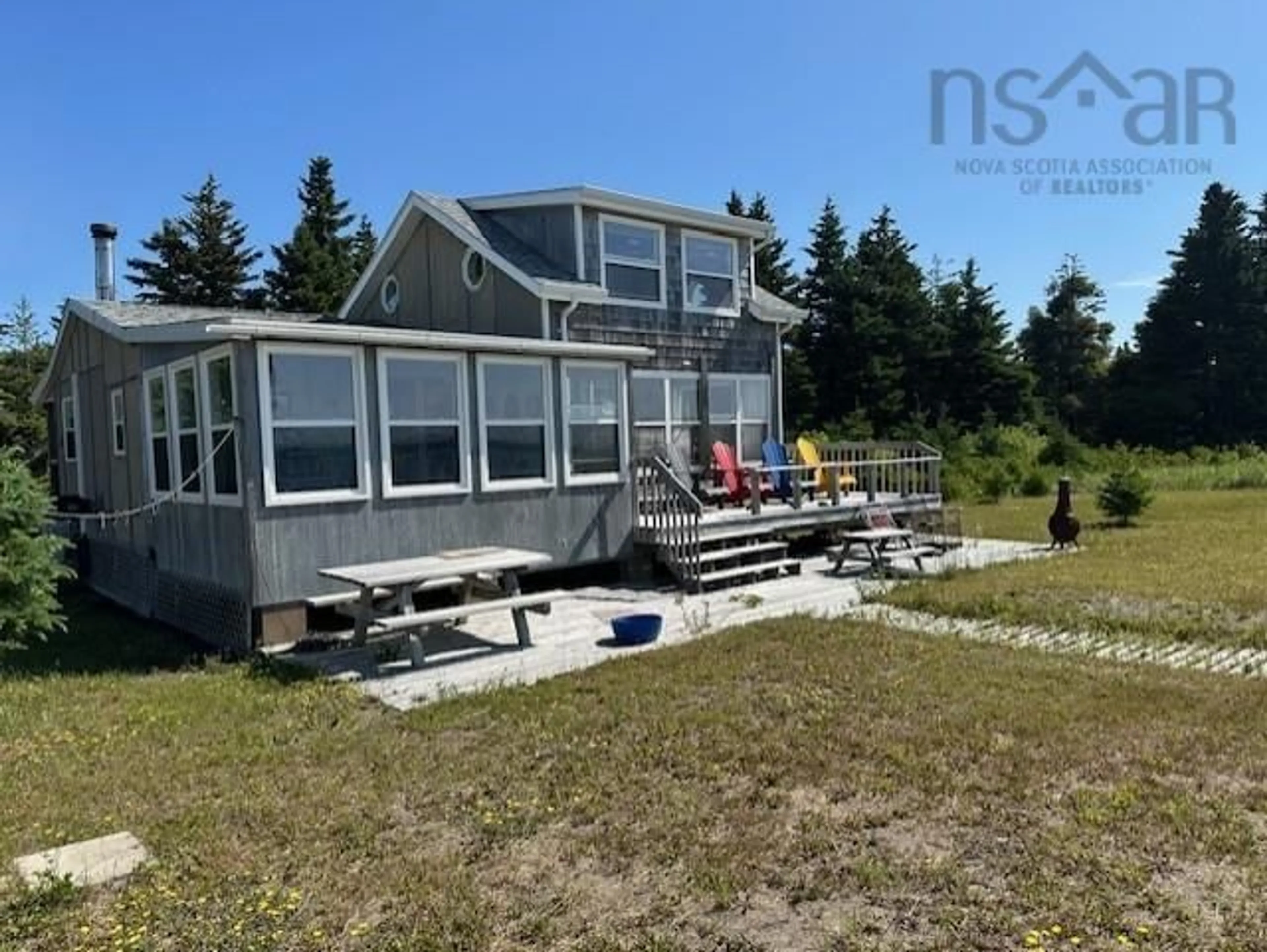 A pic from outside/outdoor area/front of a property/back of a property/a pic from drone, water/lake/river/ocean view for 73 Gradys Reach Rd, Port Shoreham Nova Scotia B0E 2G0
