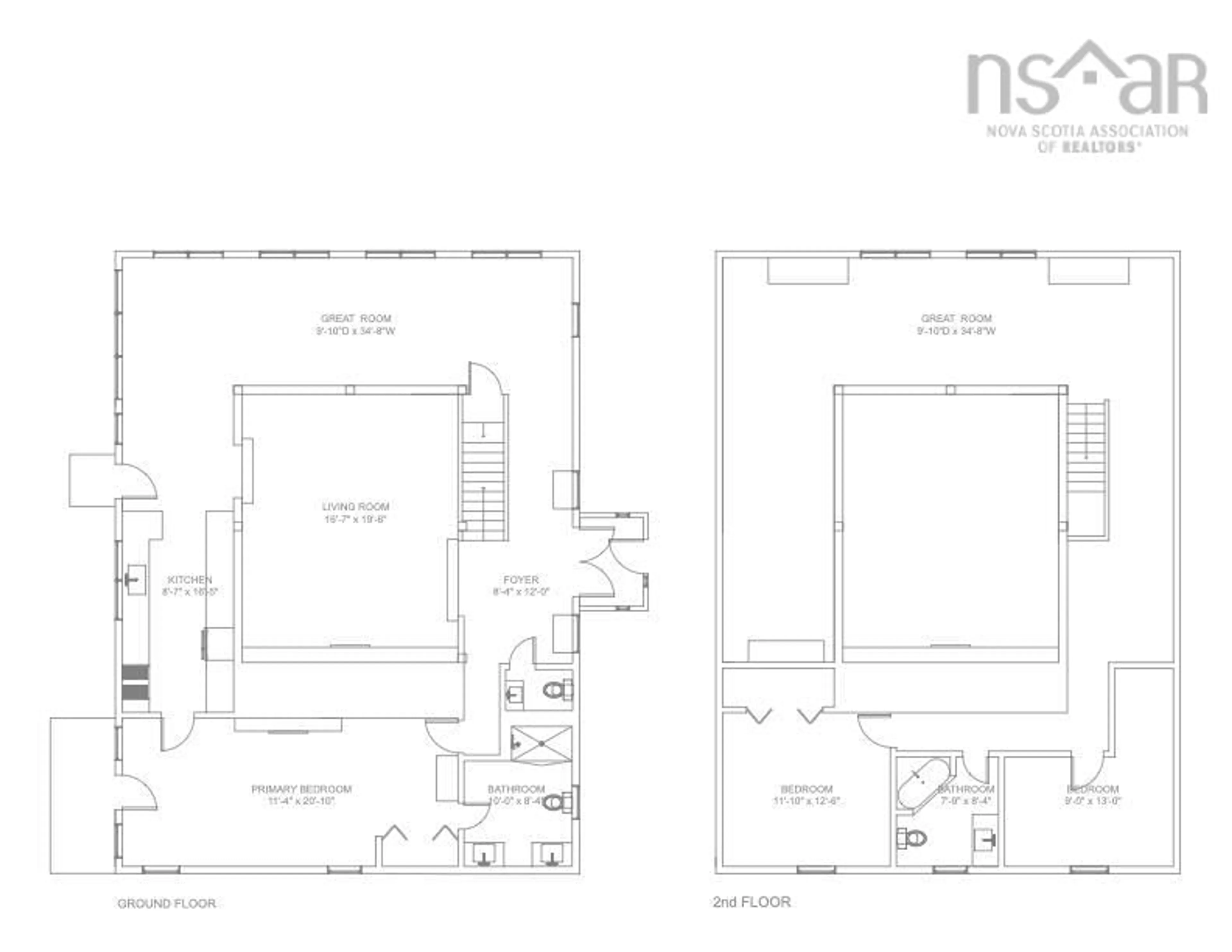 Floor plan for 70 South Cormier Rd, Belle Côte Nova Scotia B0E 1C0