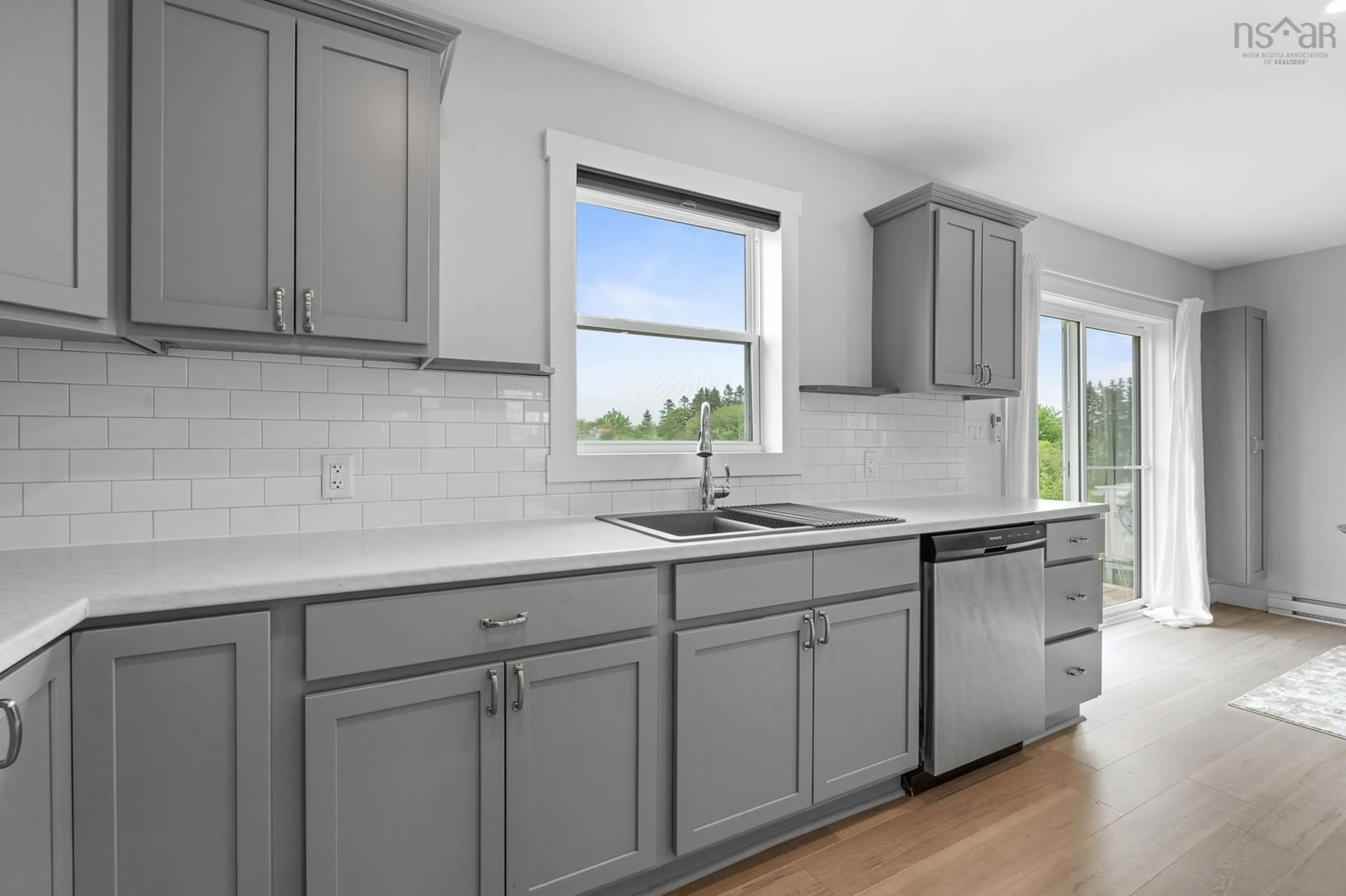 Open concept kitchen, ceramic/tile floor for 7156 Highway 207, West Chezzetcook Nova Scotia B0J 2L0