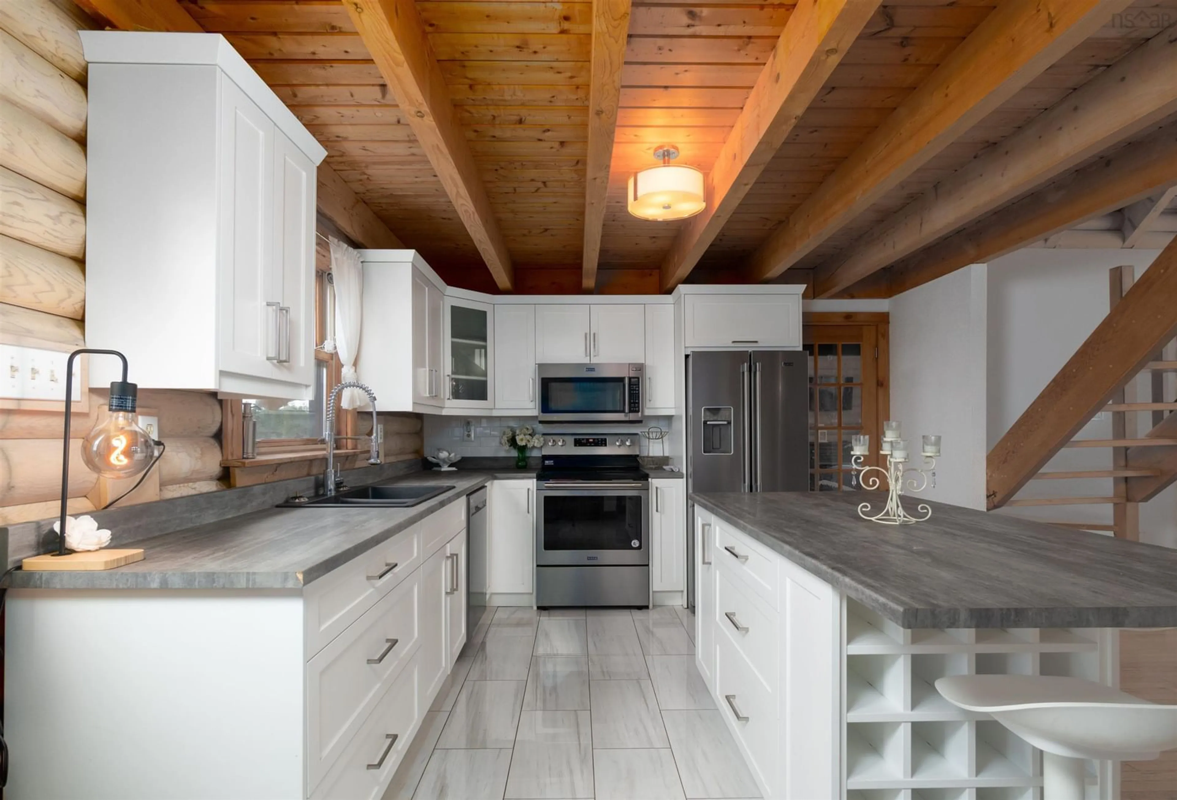 Open concept kitchen, ceramic/tile floor for 20 Emerald Dr, Three Fathom Harbour Nova Scotia B0J 2L0