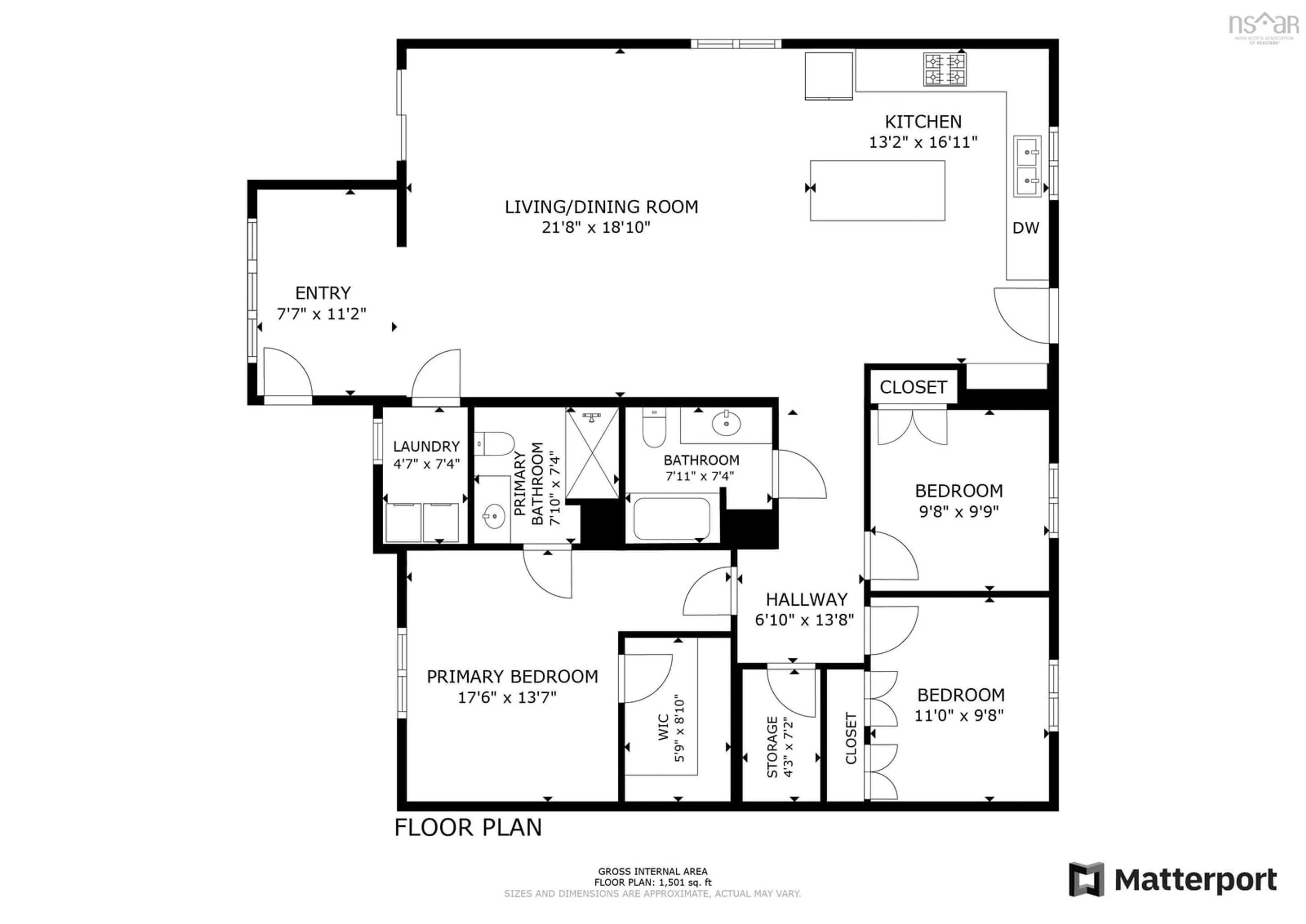 Floor plan for 900 Kennedy Rd, Hilden Nova Scotia B0N 1C0