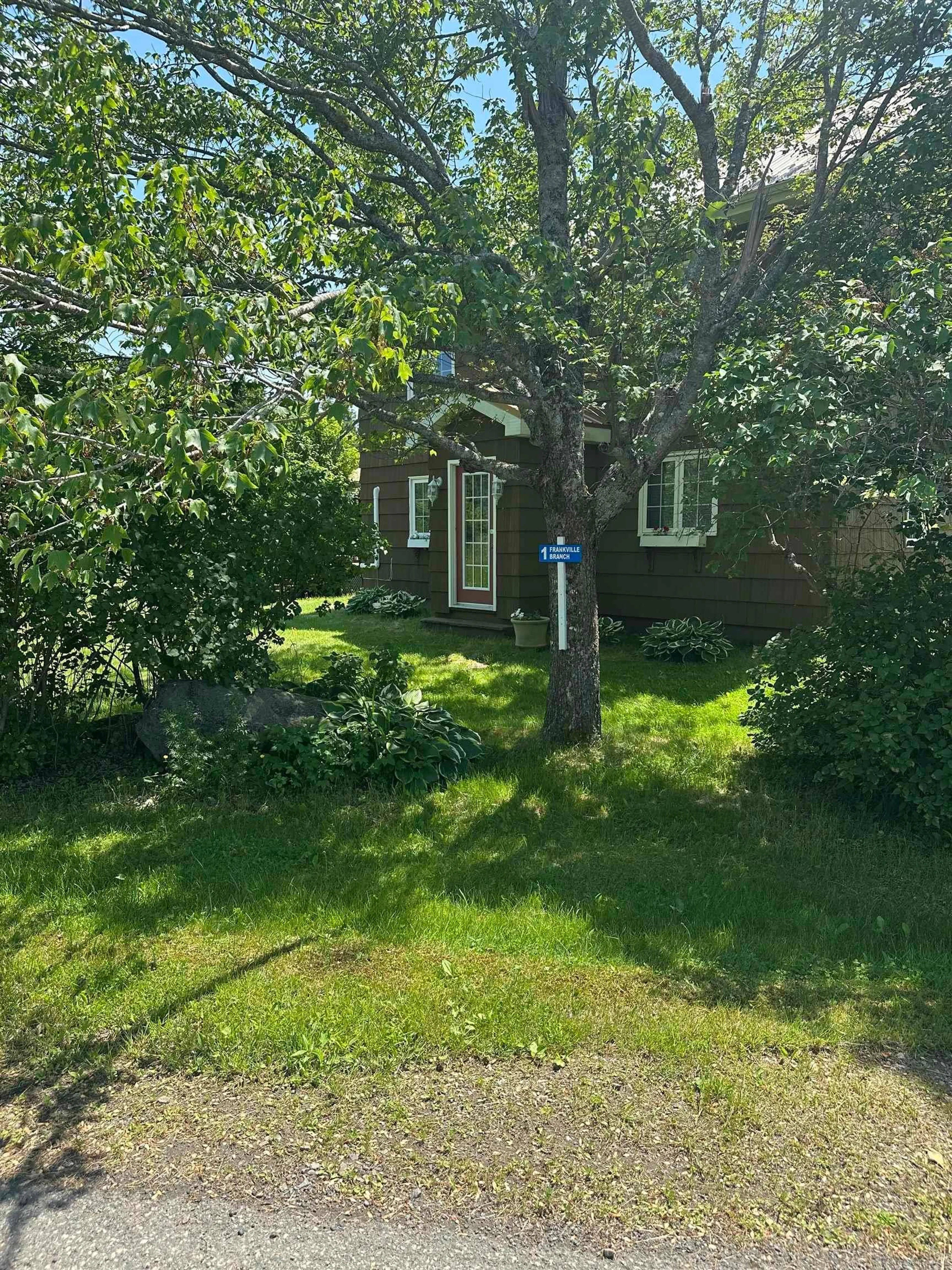 A pic from outside/outdoor area/front of a property/back of a property/a pic from drone, street for 1 Frankville Branch Road, Frankville Nova Scotia B0H 1P0