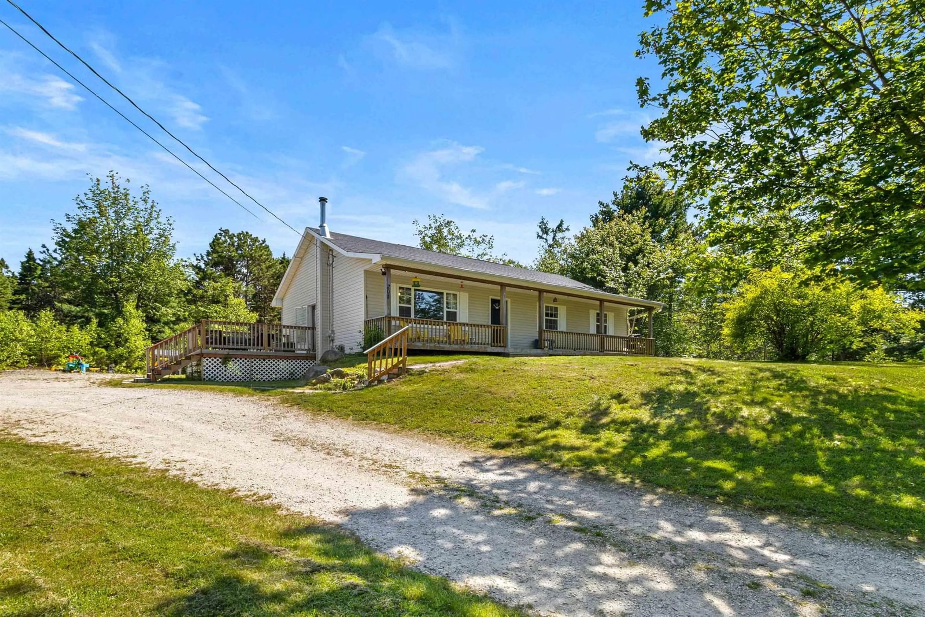 A pic from outside/outdoor area/front of a property/back of a property/a pic from drone, unknown for 201 Clayton Dr, Fox Point Nova Scotia B0J 1T0