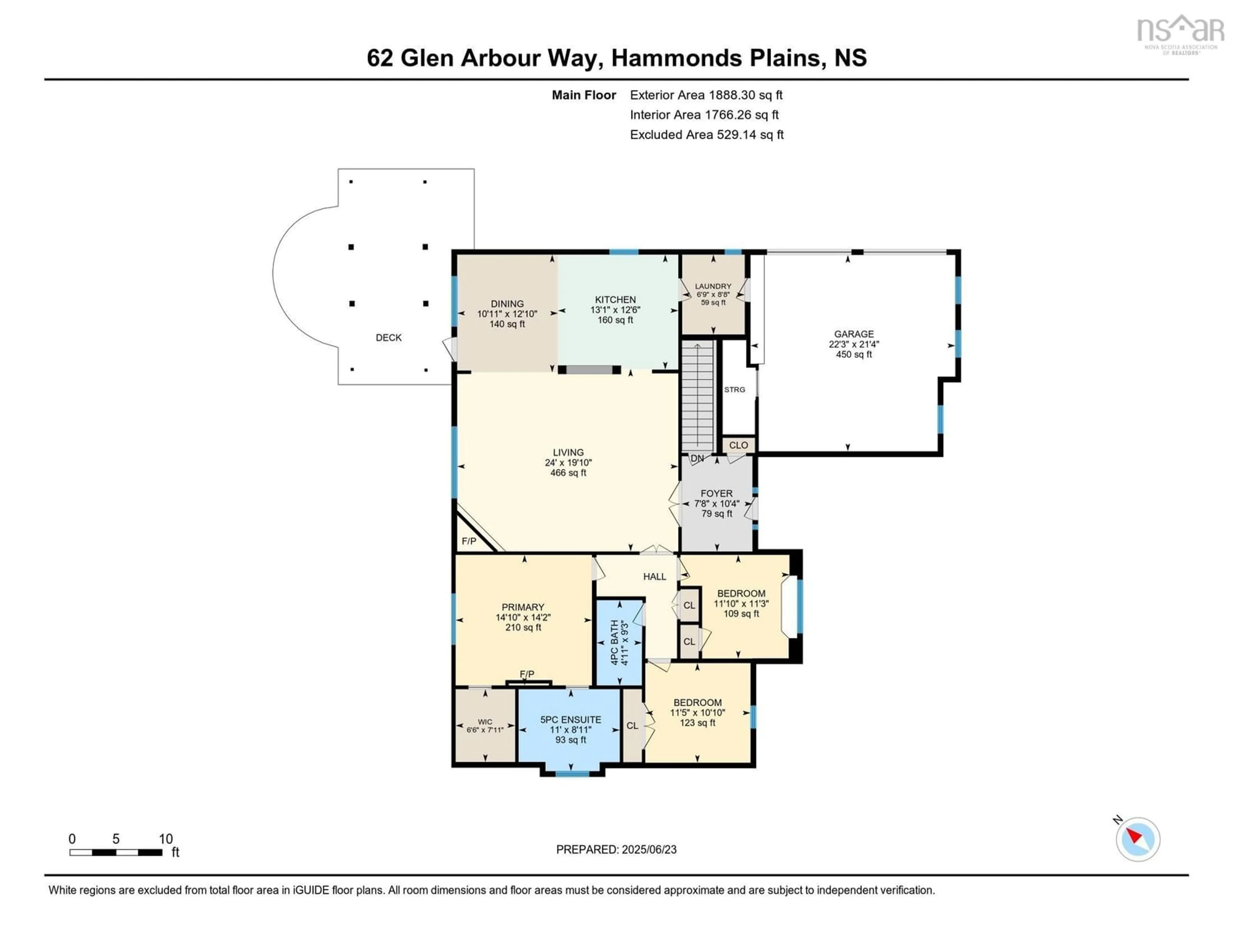 Floor plan for 62 Glen Arbour Way, Hammonds Plains Nova Scotia B4B 1T4