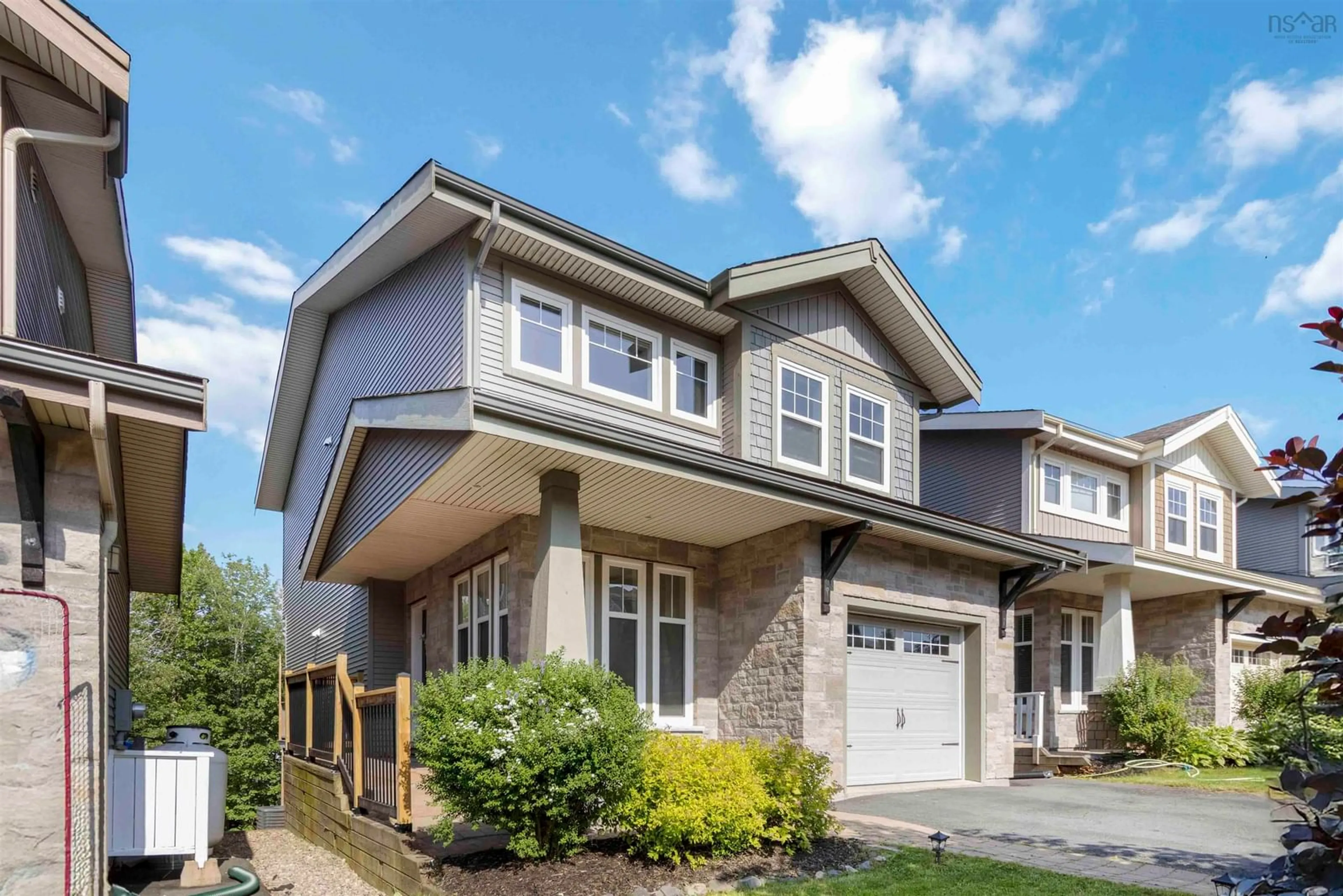 Home with vinyl exterior material, street for 130 Capstone Cres, Bedford Nova Scotia B4B 0H5