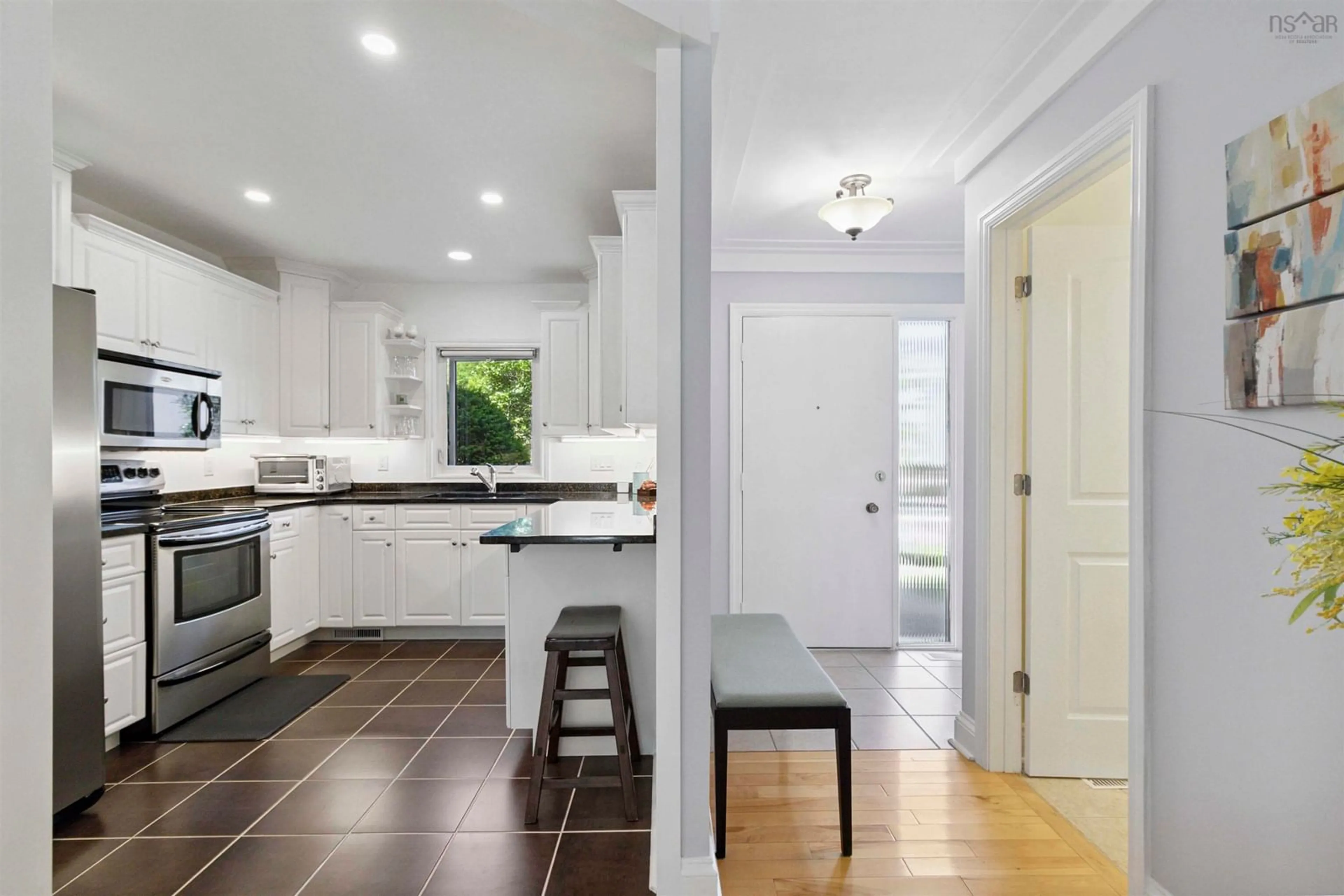 Open concept kitchen, ceramic/tile floor for 11 Westridge Dr, Halifax Nova Scotia B3M 1K6