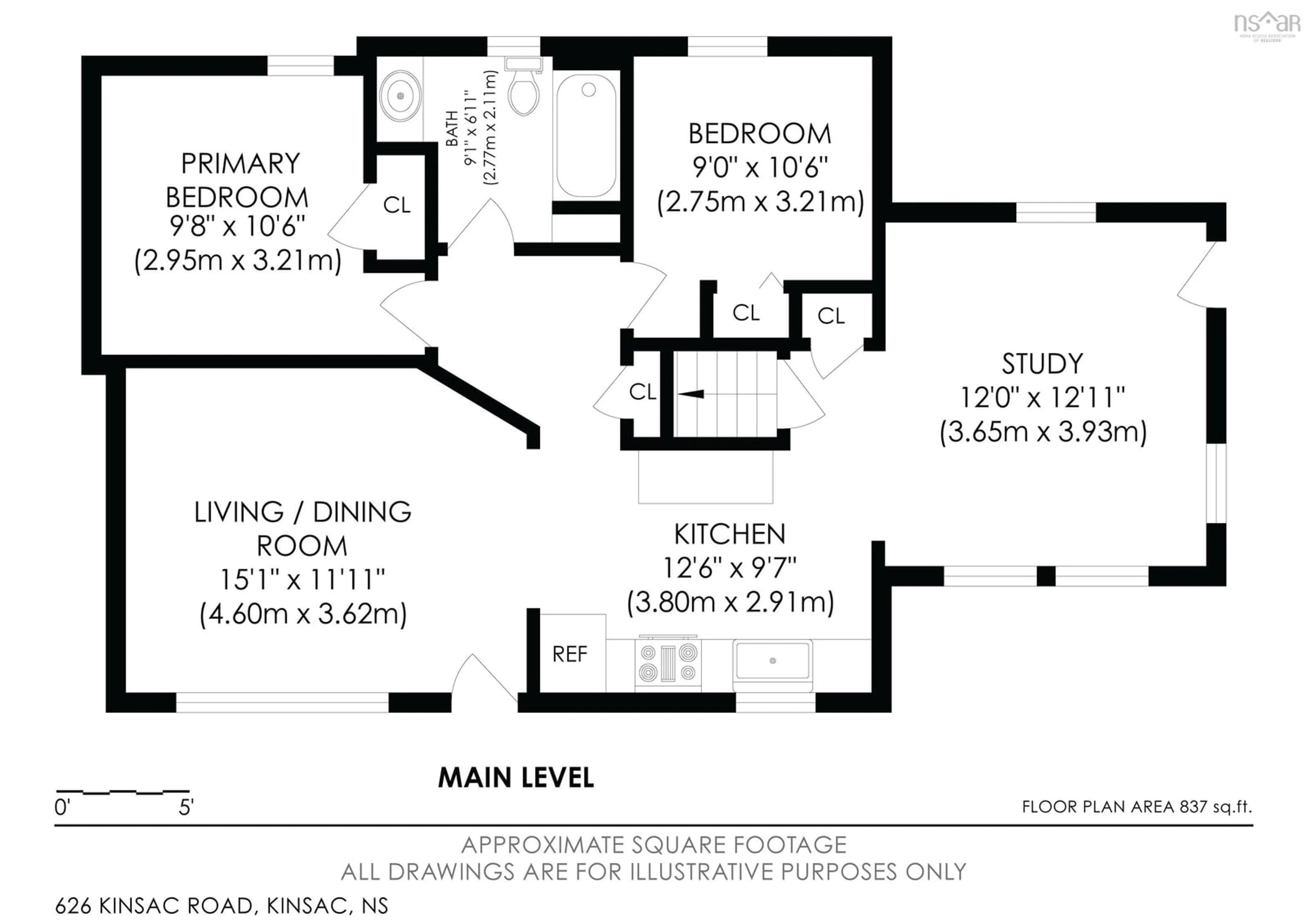 Floor plan for 636 Kinsac Rd, Kinsac Nova Scotia B4G 1C8