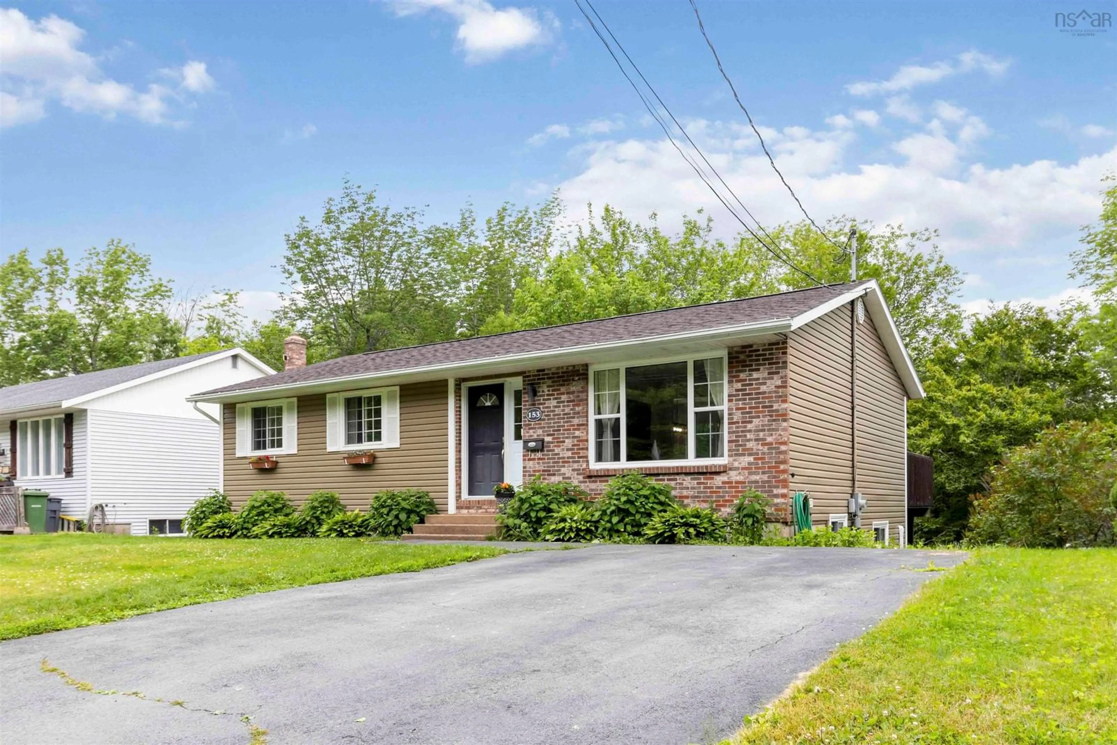 Home with brick exterior material, street for 153 Cavalier Dr, Lower Sackville Nova Scotia B4C 3L1