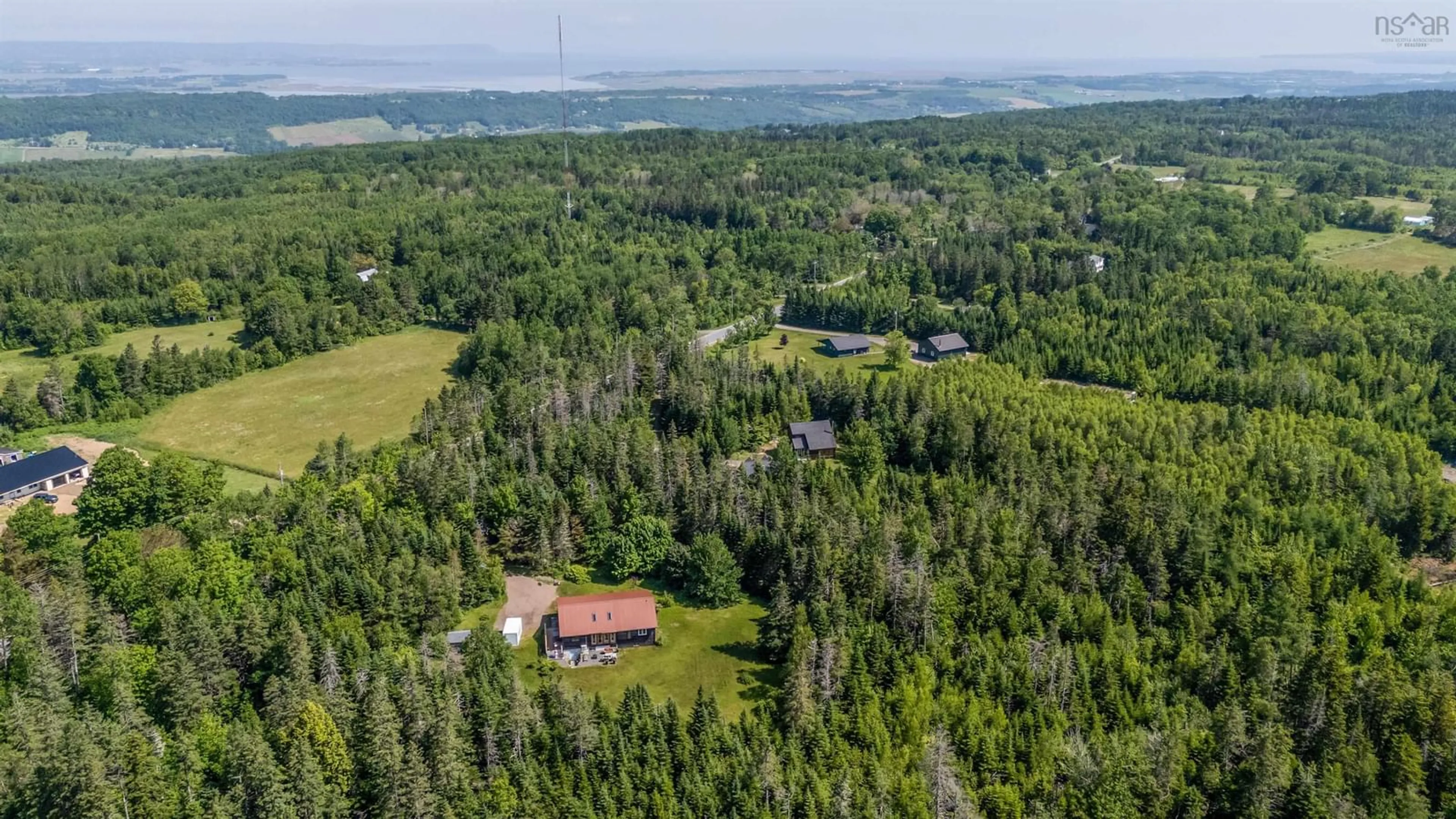 A pic from outside/outdoor area/front of a property/back of a property/a pic from drone, unknown for 758 Newtonville Rd, Forest Hills Nova Scotia B4P 2R1