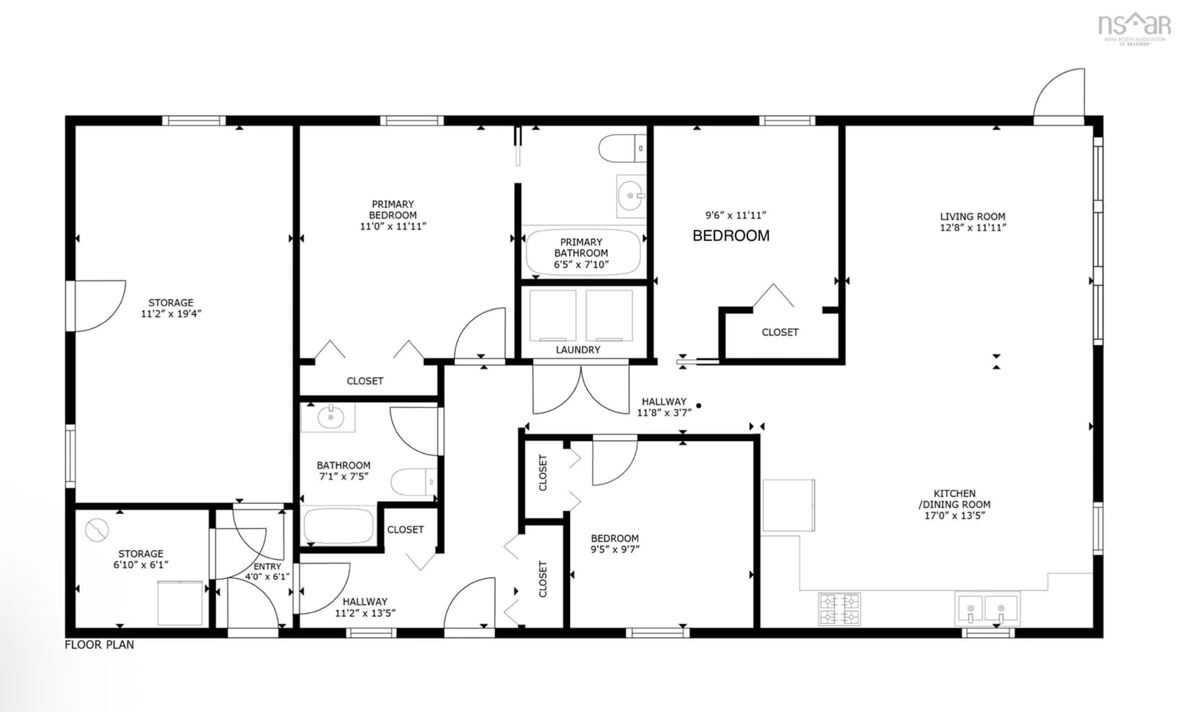 Floor plan for 54 Scott's Drive, Summerville Nova Scotia B5A 5J5