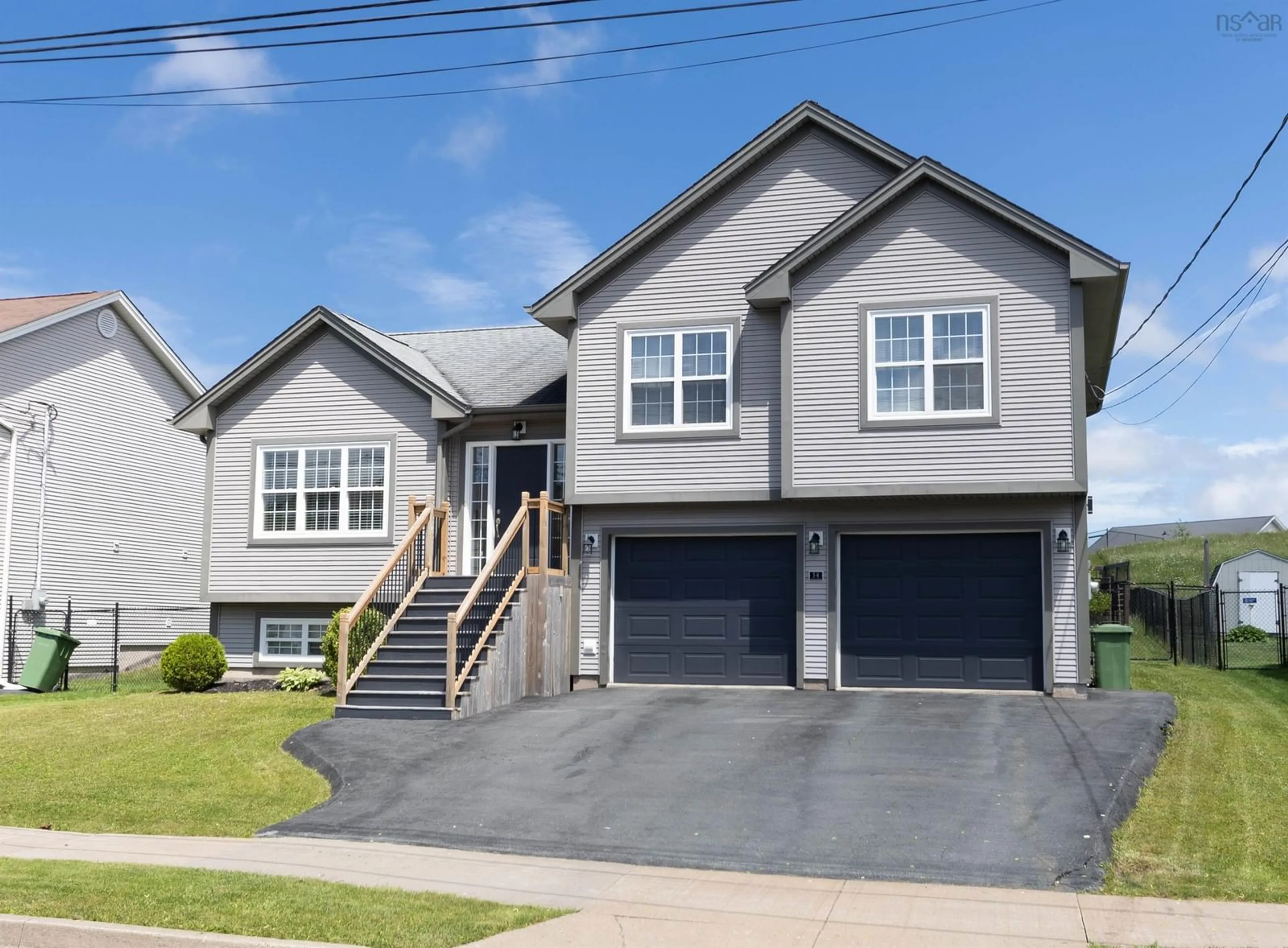 Home with vinyl exterior material, street for 14 Iron Crt, Sackville Nova Scotia B4E 0B9