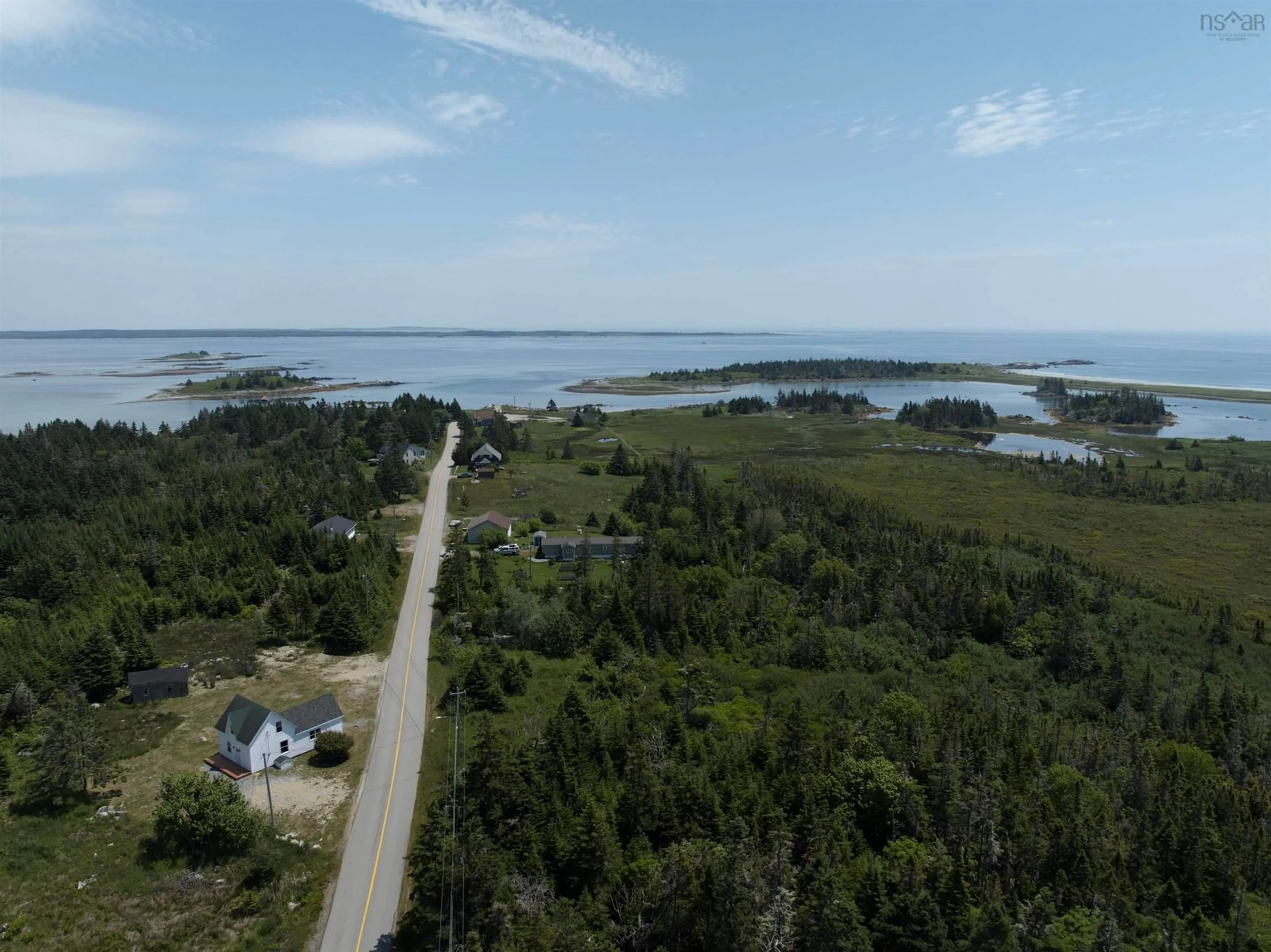 A pic from outside/outdoor area/front of a property/back of a property/a pic from drone, water/lake/river/ocean view for 17 Smithsville Wharf Rd, Smithsville Nova Scotia B0W 1E0