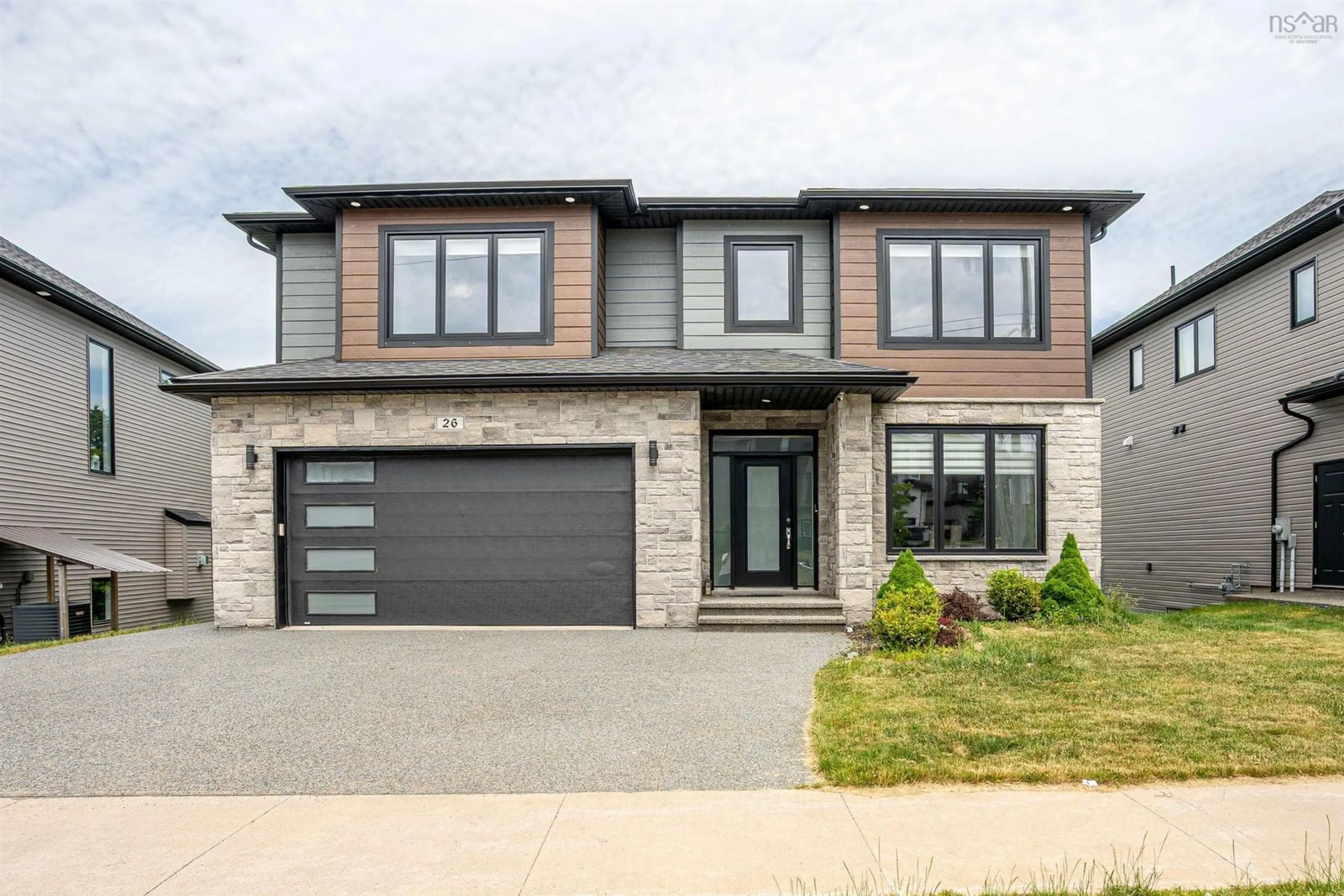 Home with brick exterior material, street for 26 Theresa Mcneil Grove, Rockingham Nova Scotia B3M 0K2