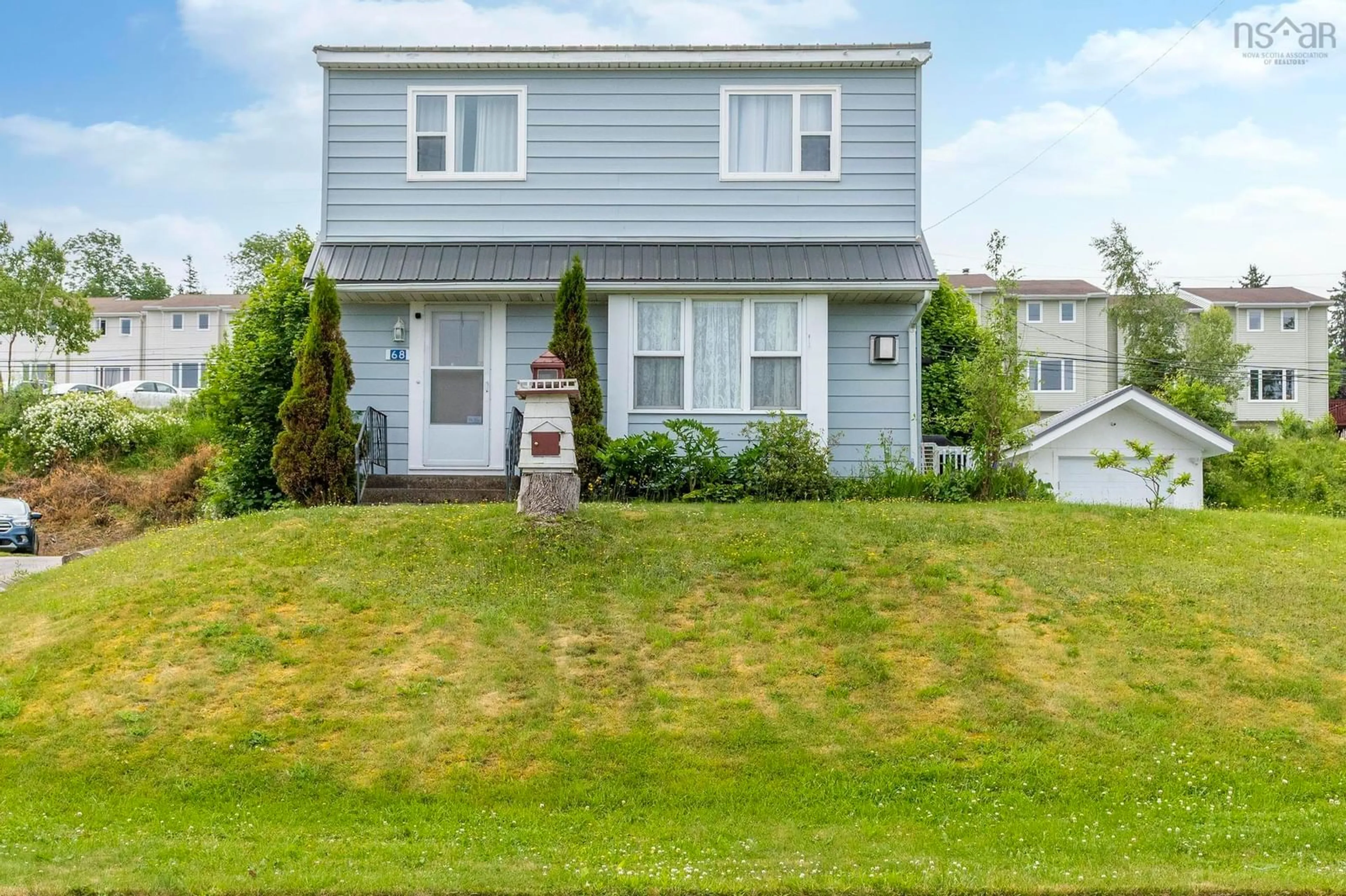 Home with vinyl exterior material, street for 68 Hillside Dr, Cornwallis Park Nova Scotia B0S 1H0