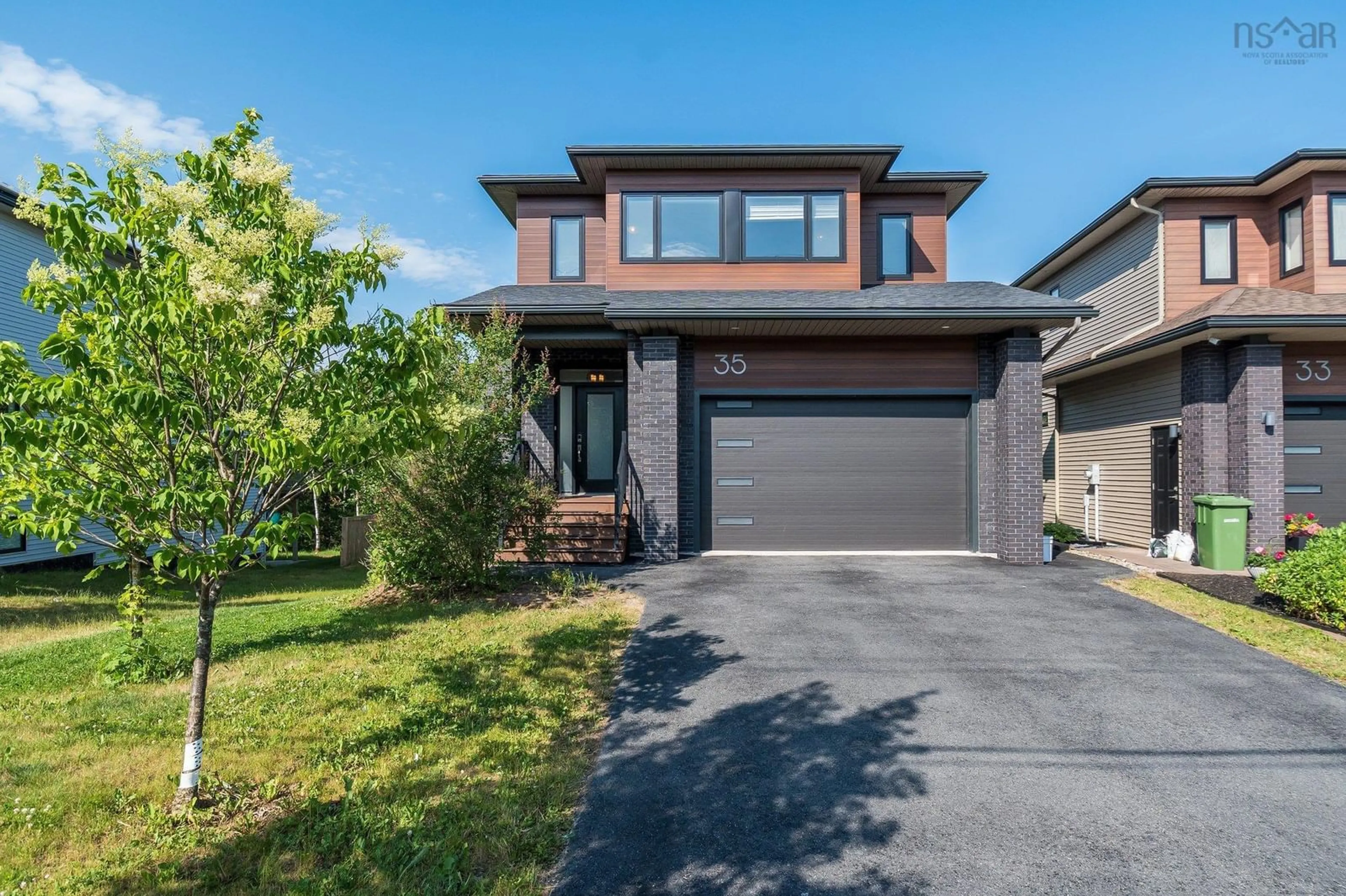 Home with brick exterior material, street for 35 Bramwell Crt, Bedford West Nova Scotia B4B 0W2