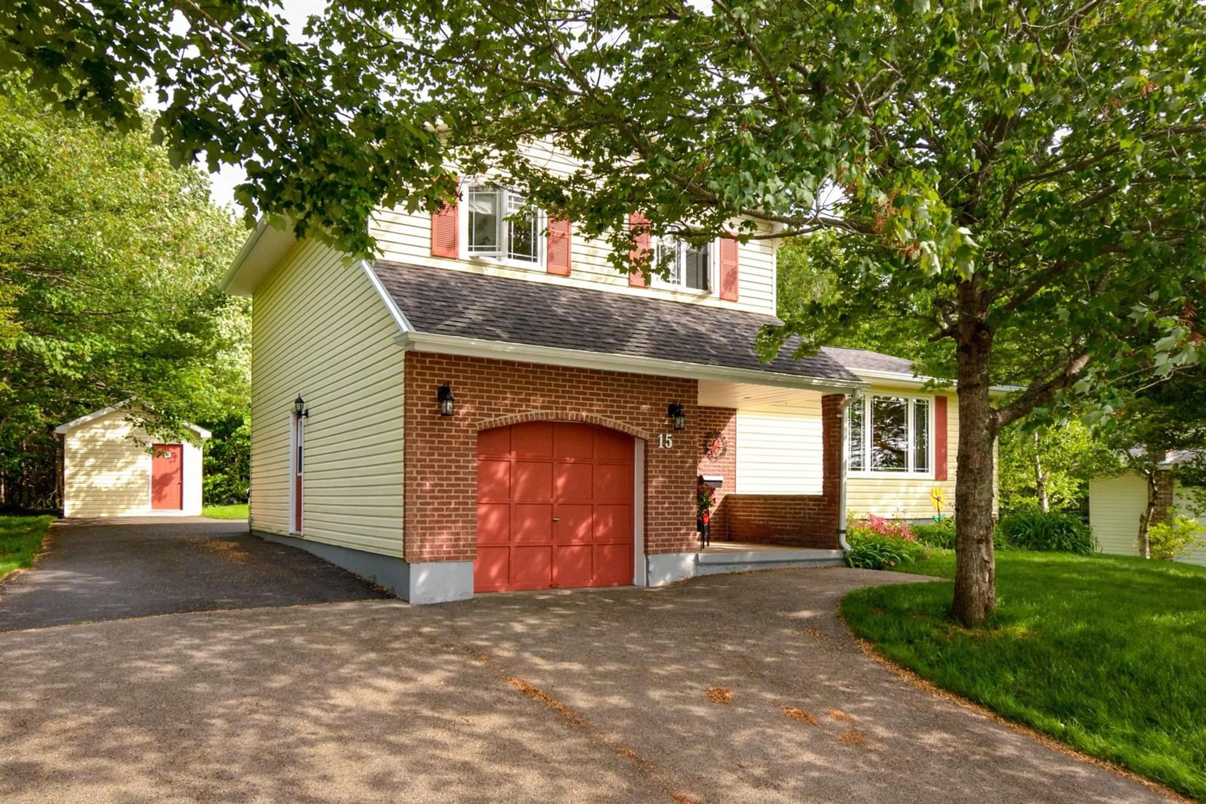 Home with brick exterior material, street for 15 Carmichael, Sydney River Nova Scotia B1S 3K4