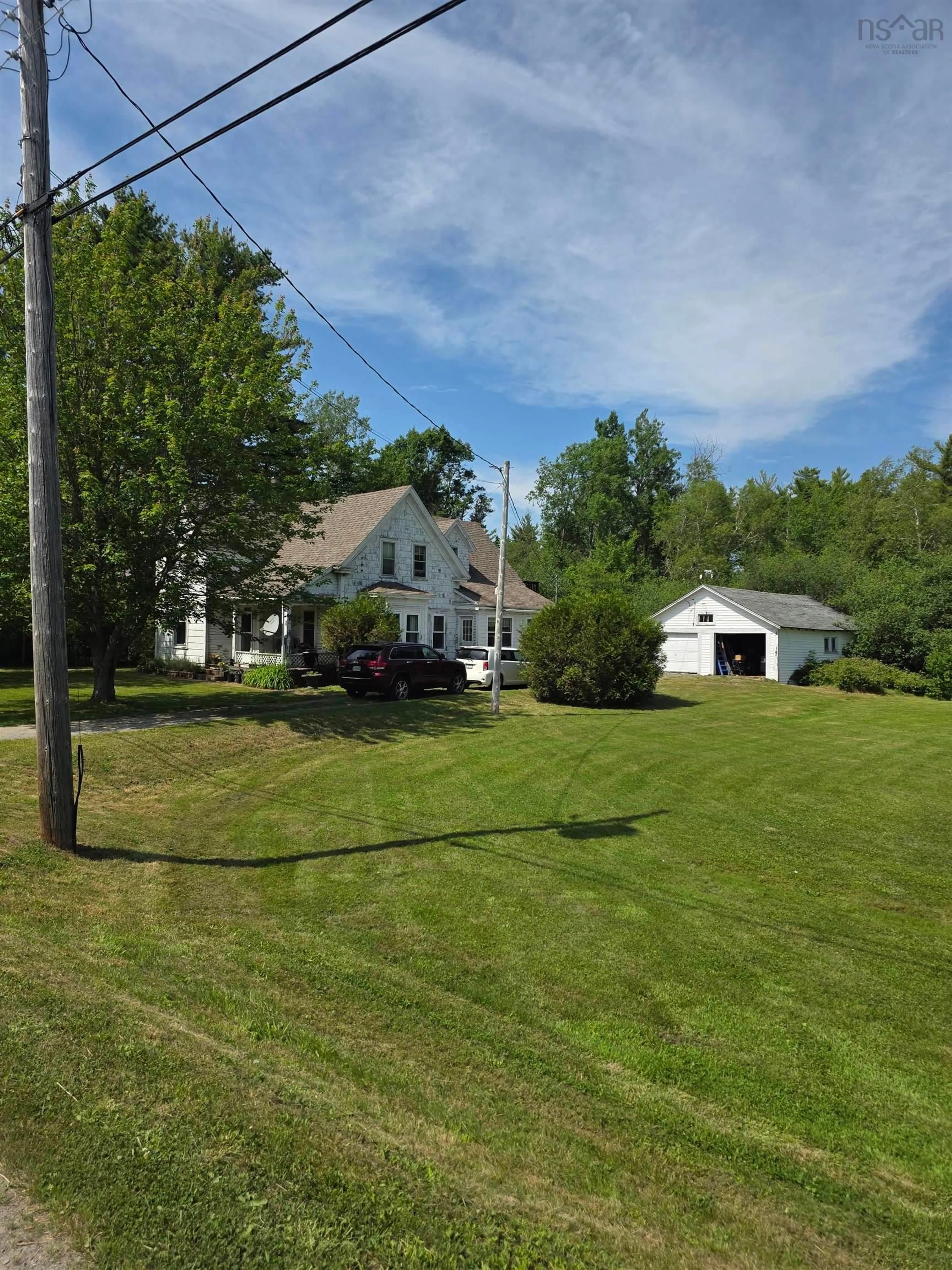 A pic from outside/outdoor area/front of a property/back of a property/a pic from drone, street for 9960 Highway 8, Caledonia Nova Scotia B0T 1B0