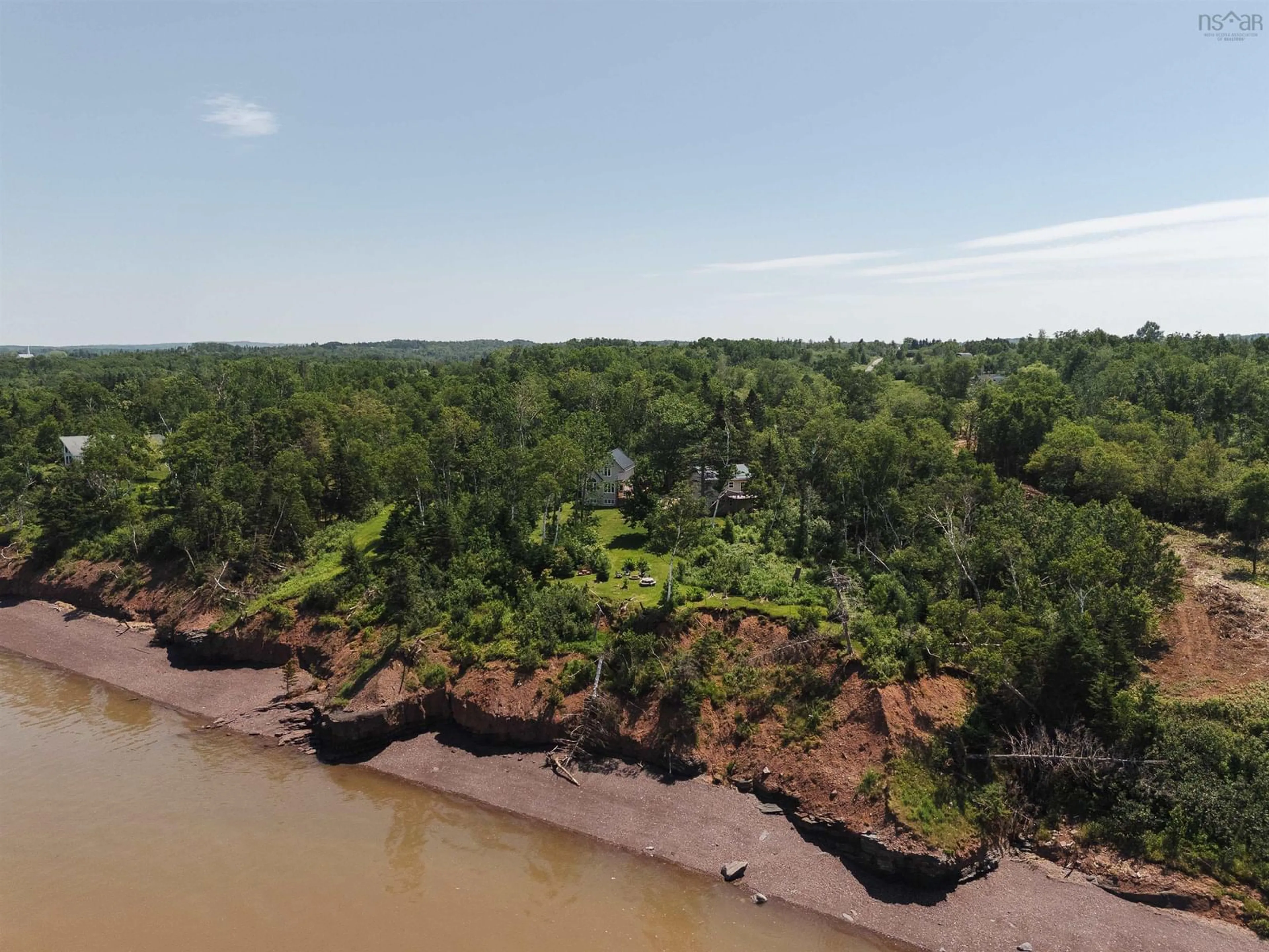 A pic from outside/outdoor area/front of a property/back of a property/a pic from drone, water/lake/river/ocean view for 19 Tidal Dr, Kempt Shore Nova Scotia B0N 2A0