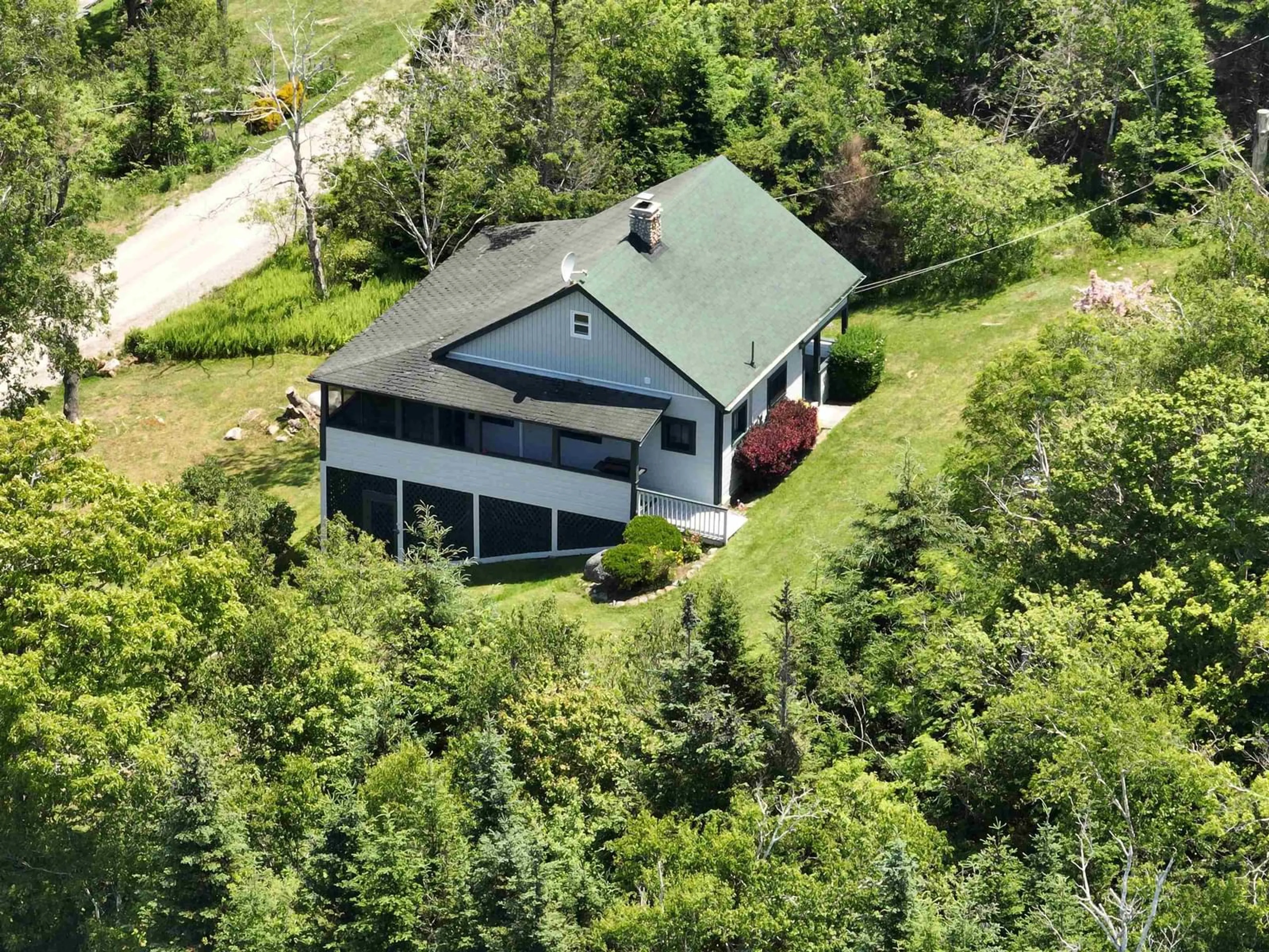 A pic from outside/outdoor area/front of a property/back of a property/a pic from drone, unknown for 281 Round Bay Ferry Rd, Round Bay Nova Scotia B0A 0A4
