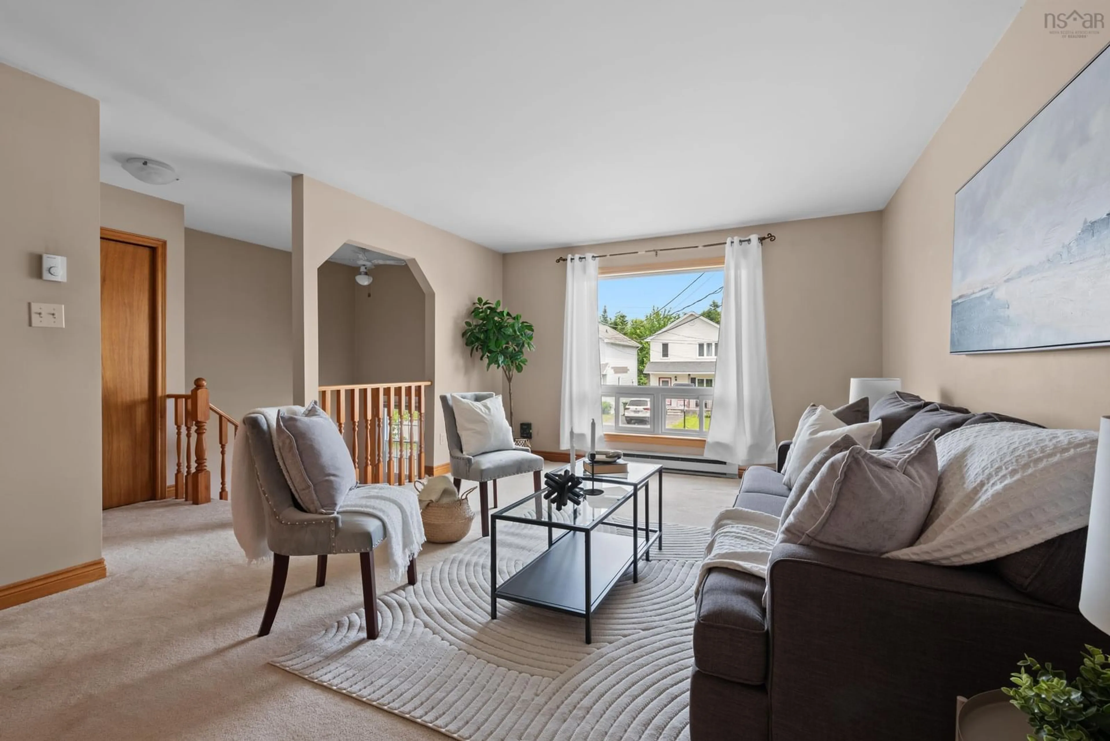 Living room with furniture, unknown for 70 Highrigger Cres, Middle Sackville Nova Scotia B4E 2Z7