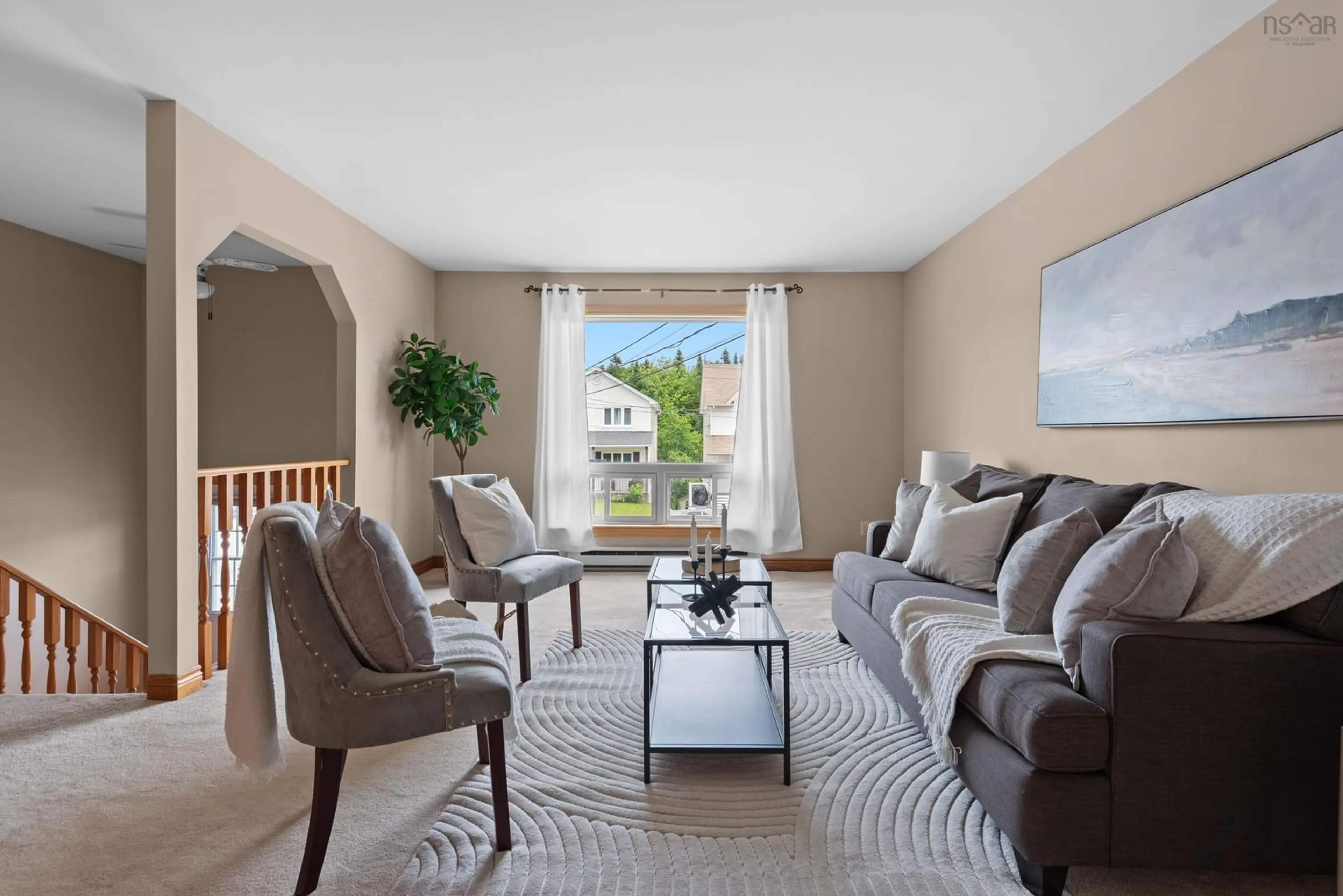 Living room with furniture, unknown for 70 Highrigger Cres, Middle Sackville Nova Scotia B4E 2Z7