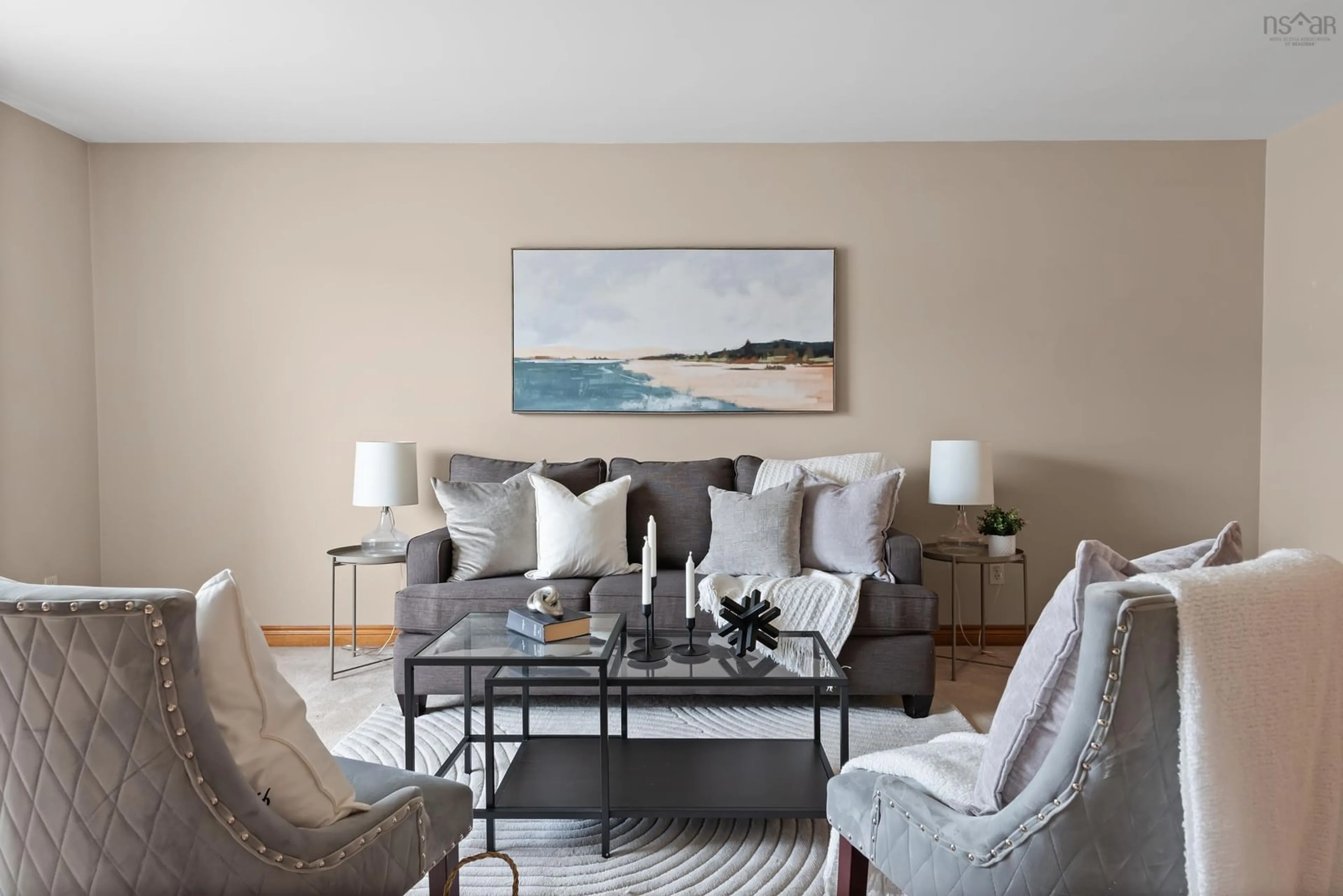 Living room with furniture, unknown for 70 Highrigger Cres, Middle Sackville Nova Scotia B4E 2Z7