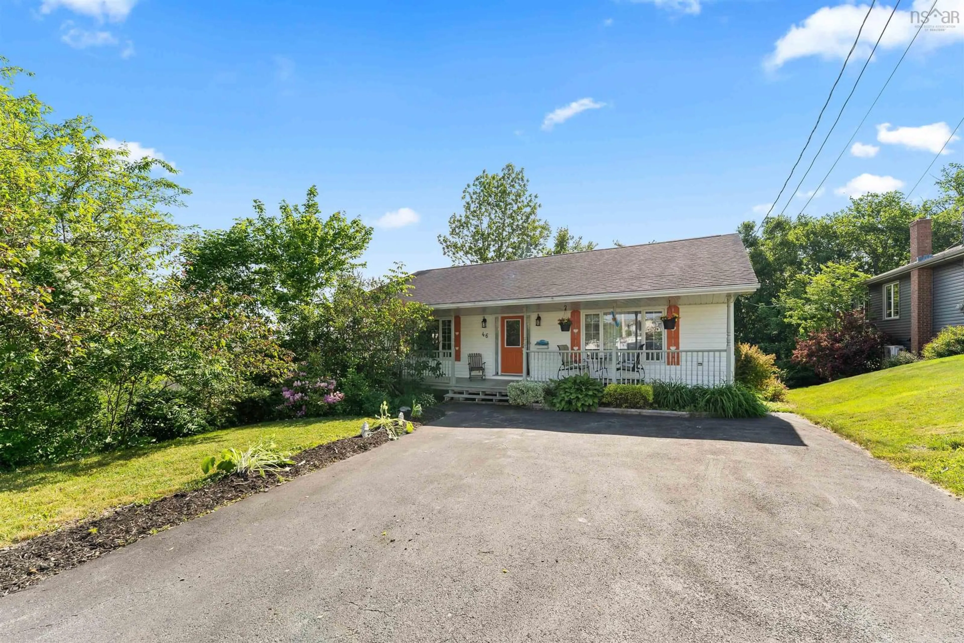 A pic from outside/outdoor area/front of a property/back of a property/a pic from drone, street for 46 Windfield Cres, Middle Sackville Nova Scotia B4E 3A2