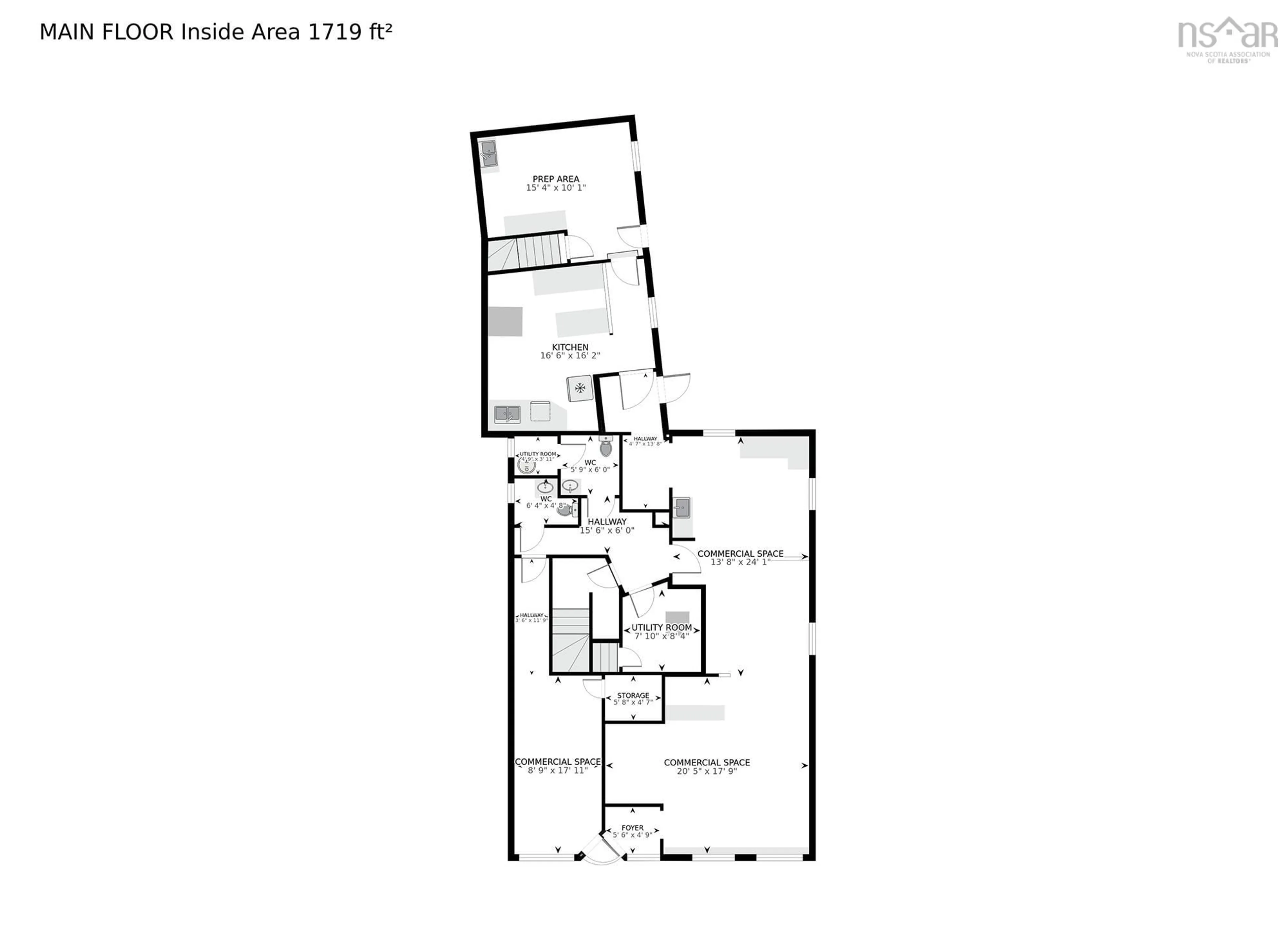 Floor plan for 59 Water Street St, Pictou Nova Scotia B0K 1H0