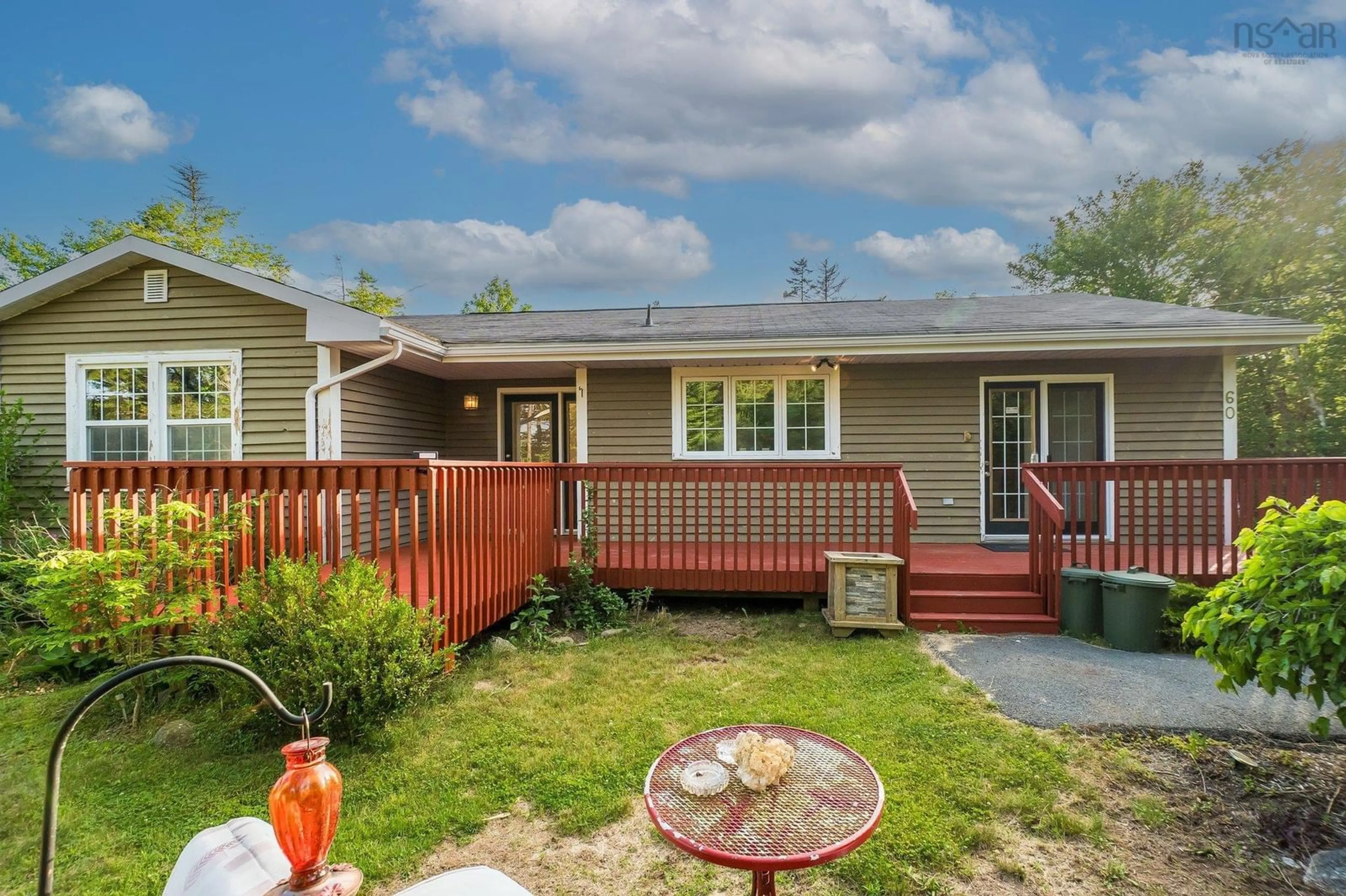 Home with vinyl exterior material, street for 60 Rockcliffe Cres, Hammonds Plains Nova Scotia B3Z 1J8