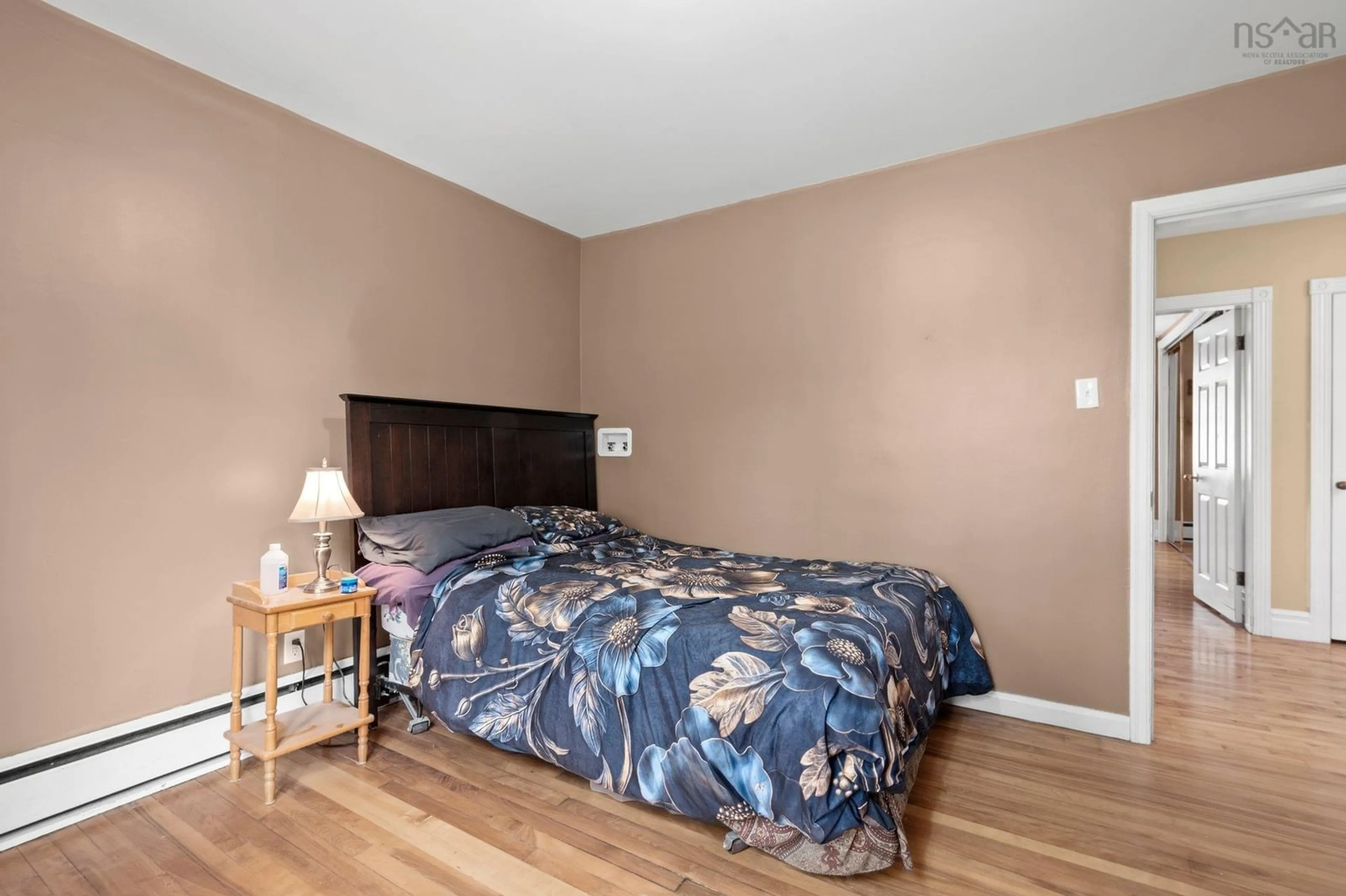 Bedroom with bed, wood/laminate floor for 60 Rockcliffe Cres, Hammonds Plains Nova Scotia B3Z 1J8