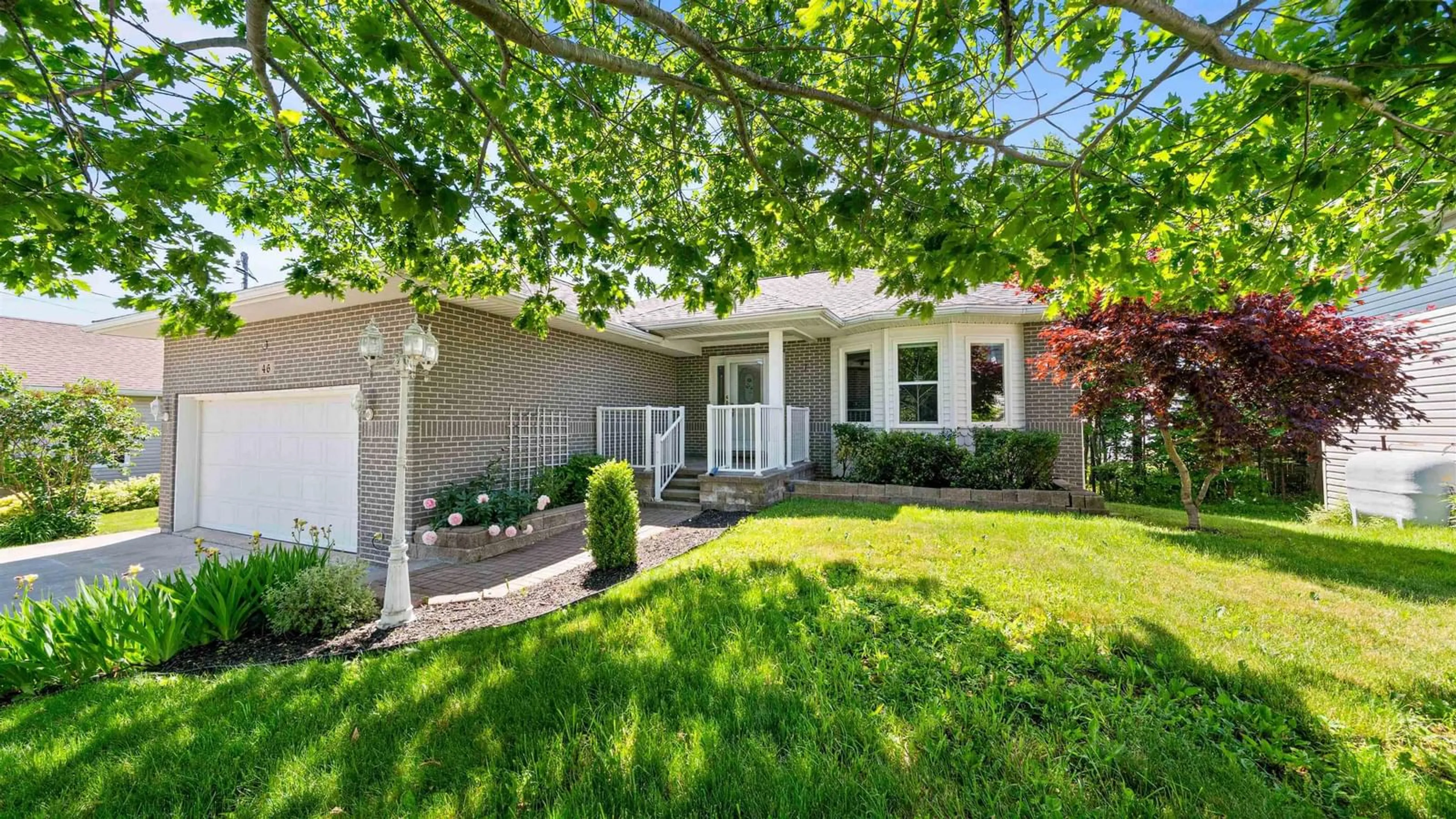Home with vinyl exterior material, street for 46 Lochiel Cir, Dartmouth Nova Scotia B2W 6H1