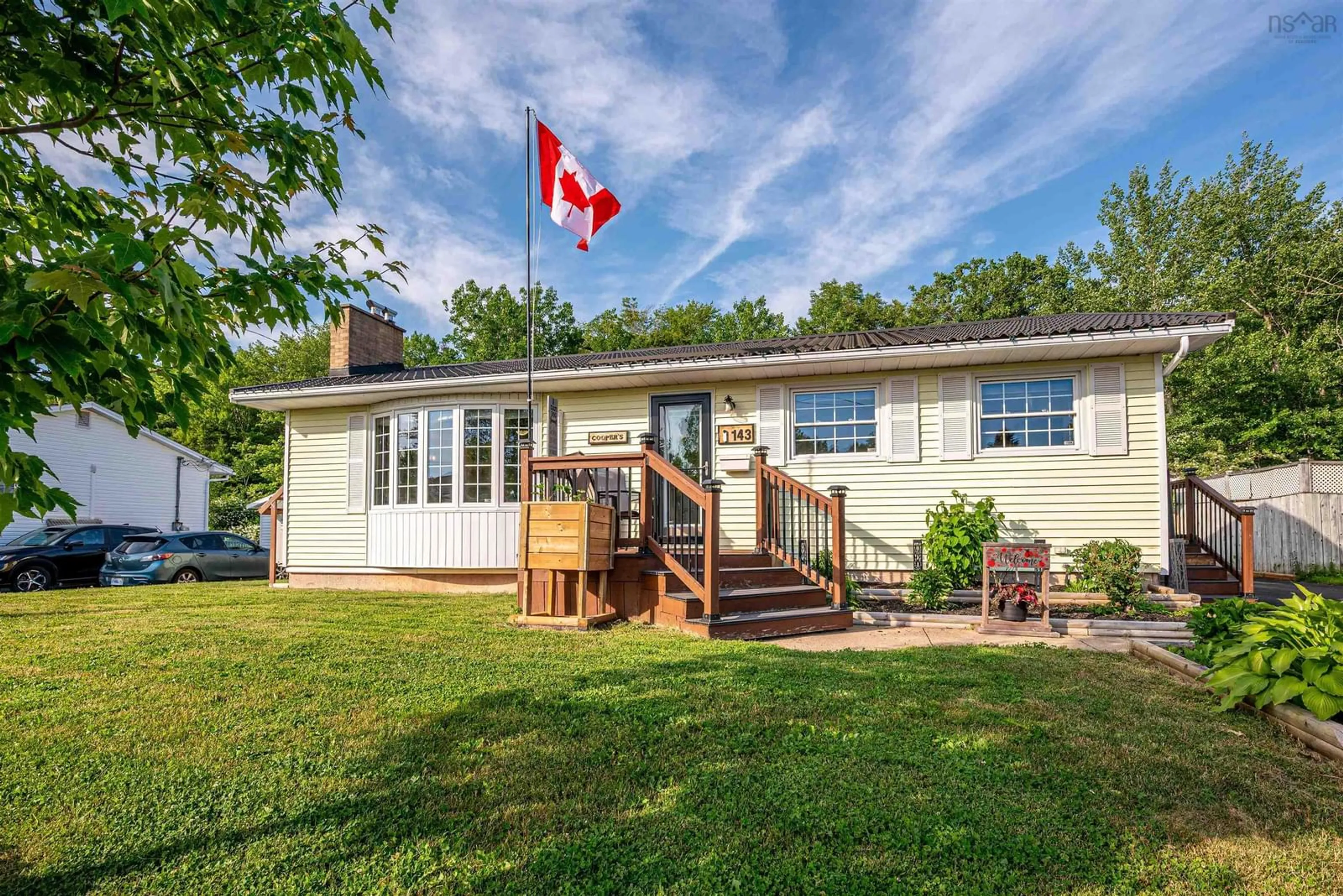 A pic from outside/outdoor area/front of a property/back of a property/a pic from drone, unknown for 143 Nordic Cres, Lower Sackville Nova Scotia B4C 2E4