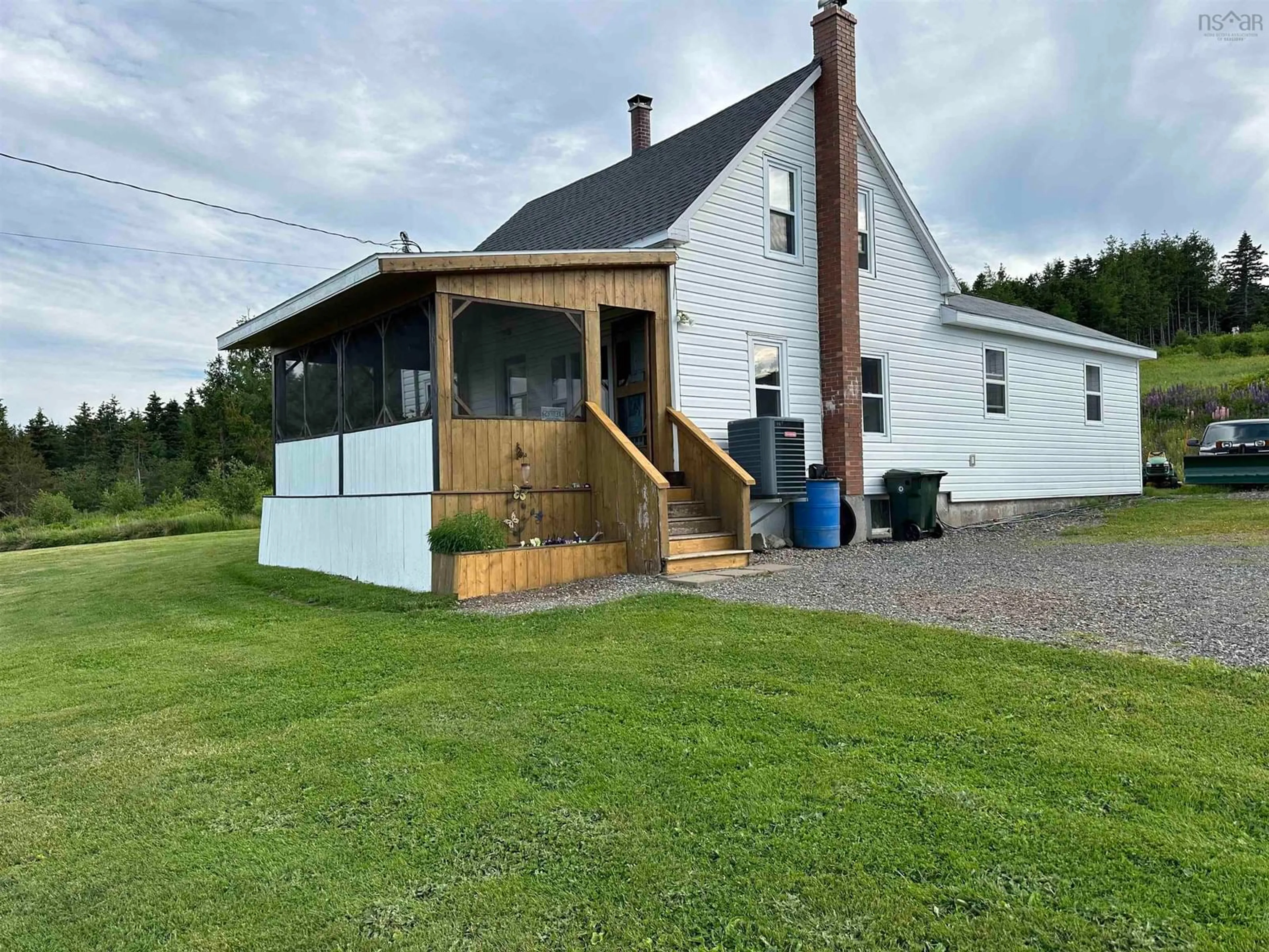 A pic from outside/outdoor area/front of a property/back of a property/a pic from drone, building for 922 Fourchu Rd, Gabarus Lake Nova Scotia B1K 2C9