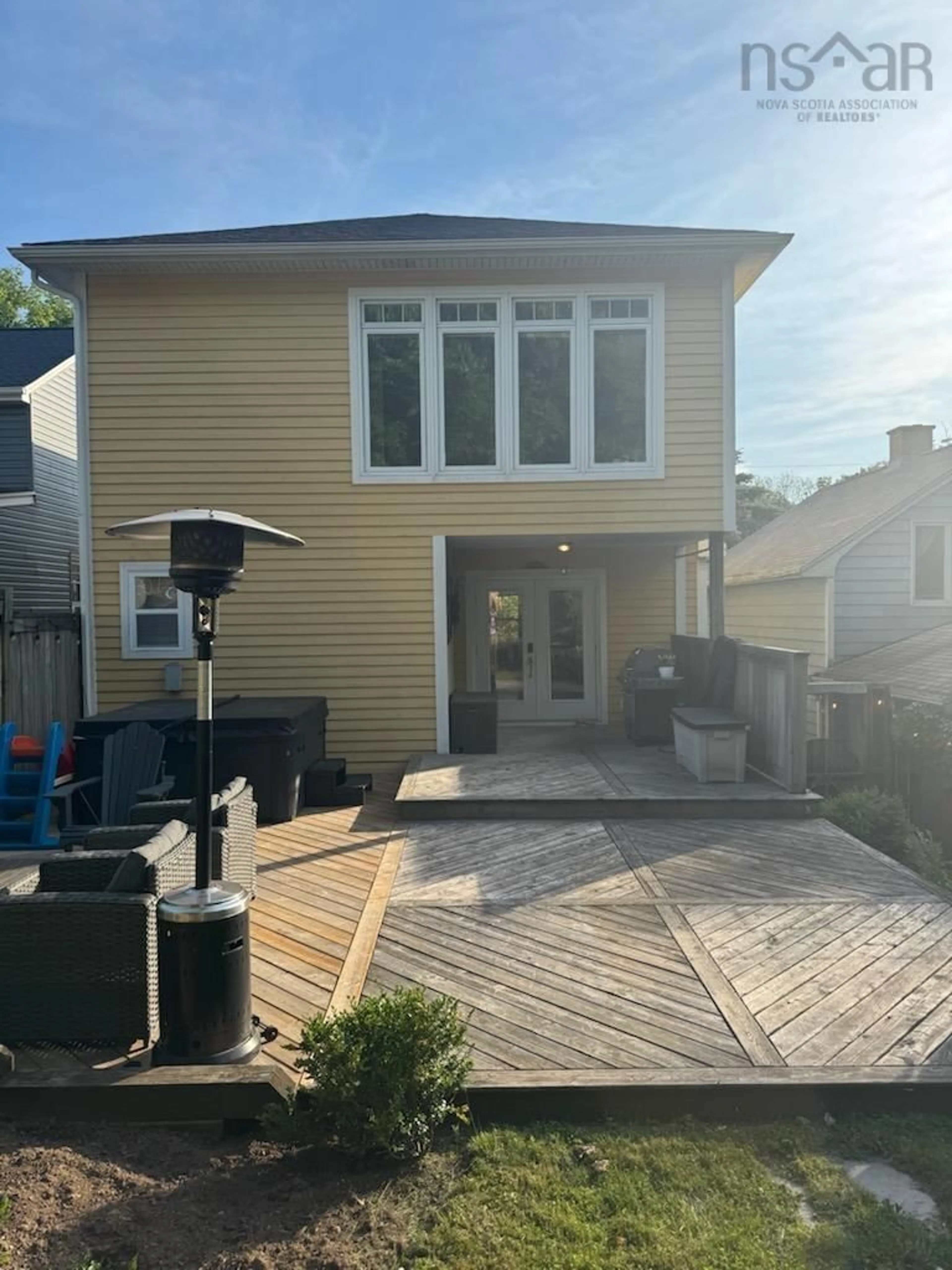 Home with vinyl exterior material, street for 2551 Sherwood St, Halifax Nova Scotia B3L 3G9