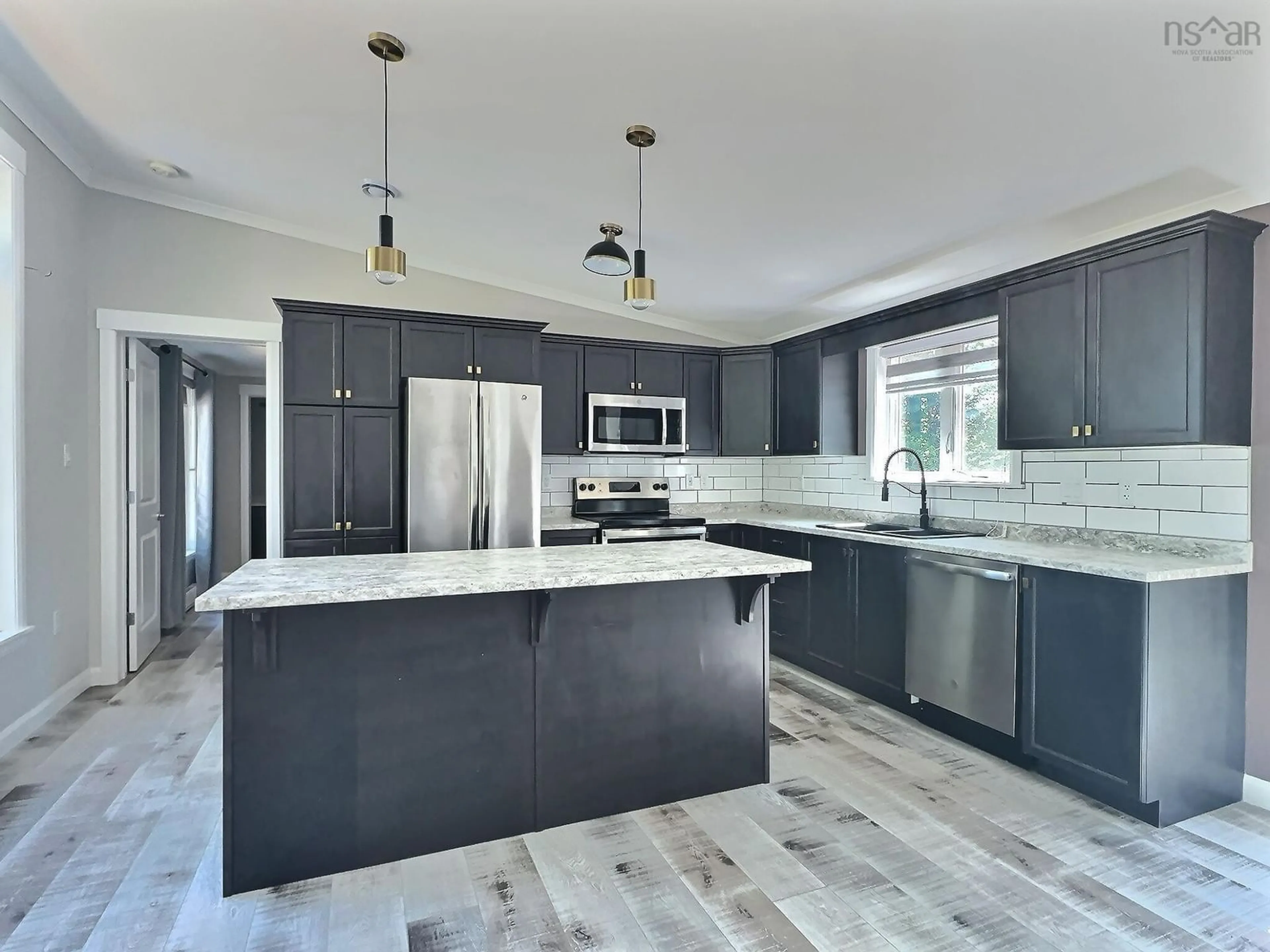 Open concept kitchen, ceramic/tile floor for 108 Guest Dr, Bible Hill Nova Scotia B2N 6N9