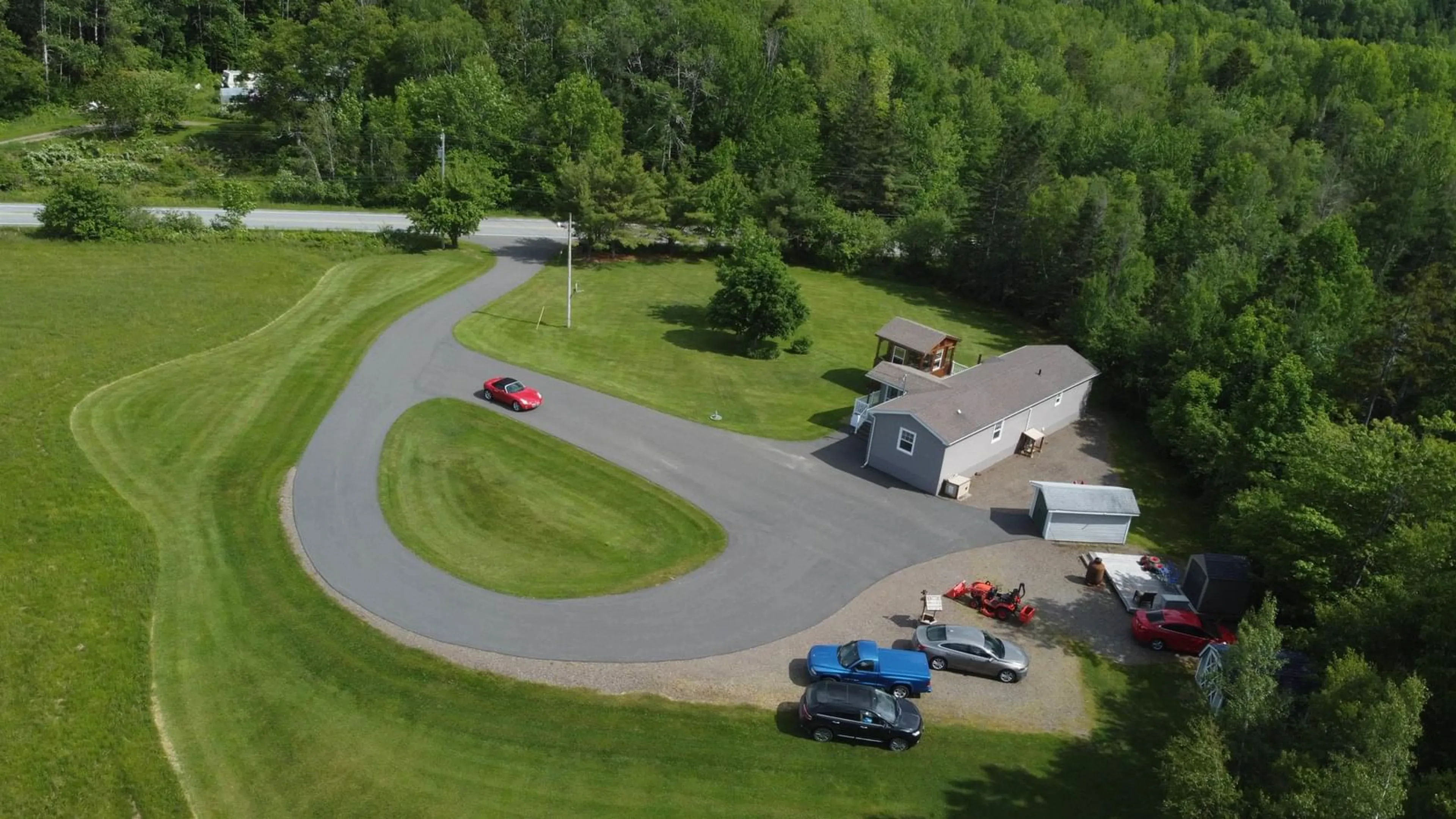 A pic from outside/outdoor area/front of a property/back of a property/a pic from drone, unknown for 903 Highway 202, West Gore Nova Scotia B0N 1T0