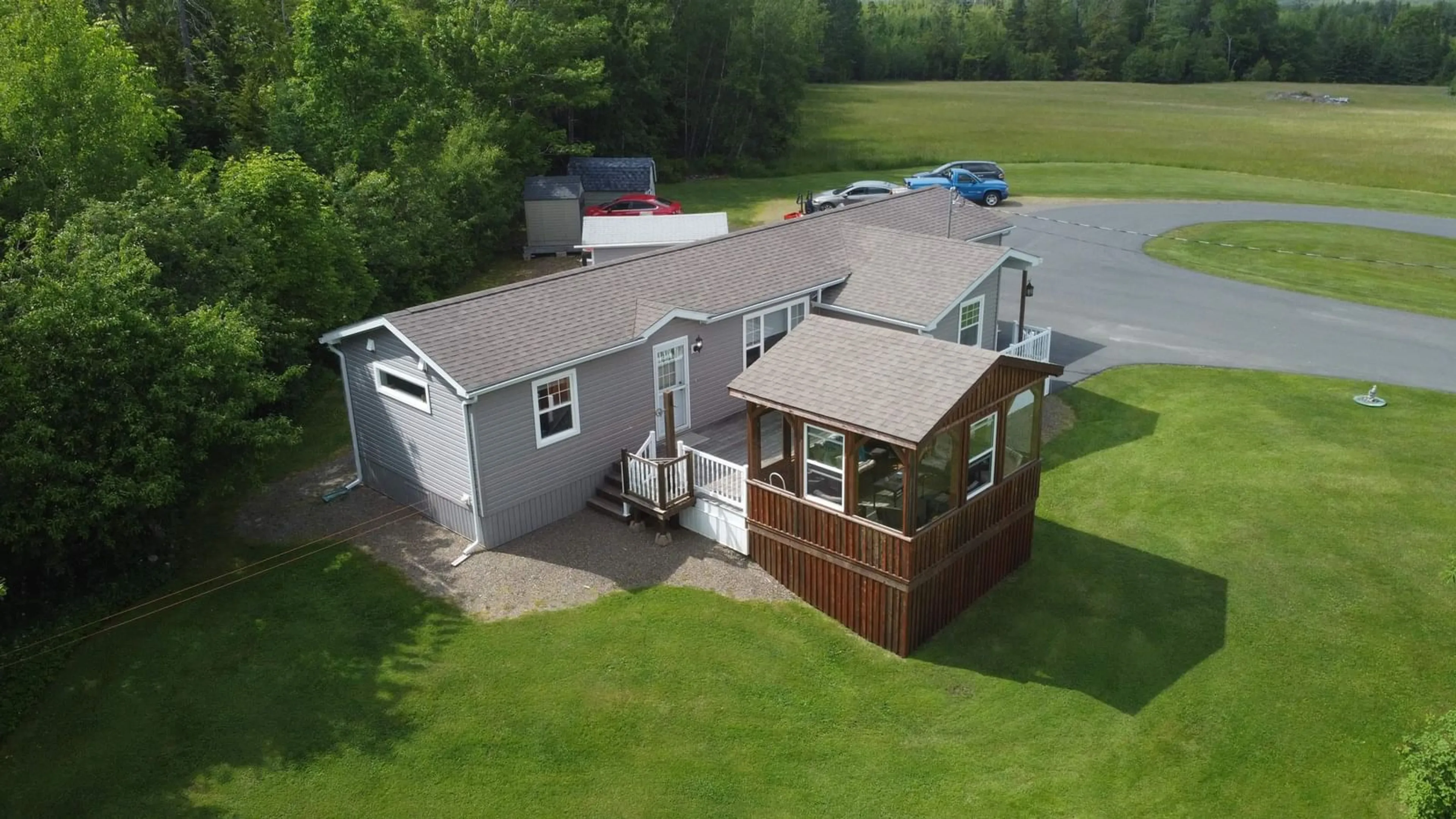 A pic from outside/outdoor area/front of a property/back of a property/a pic from drone, building for 903 Highway 202, West Gore Nova Scotia B0N 1T0