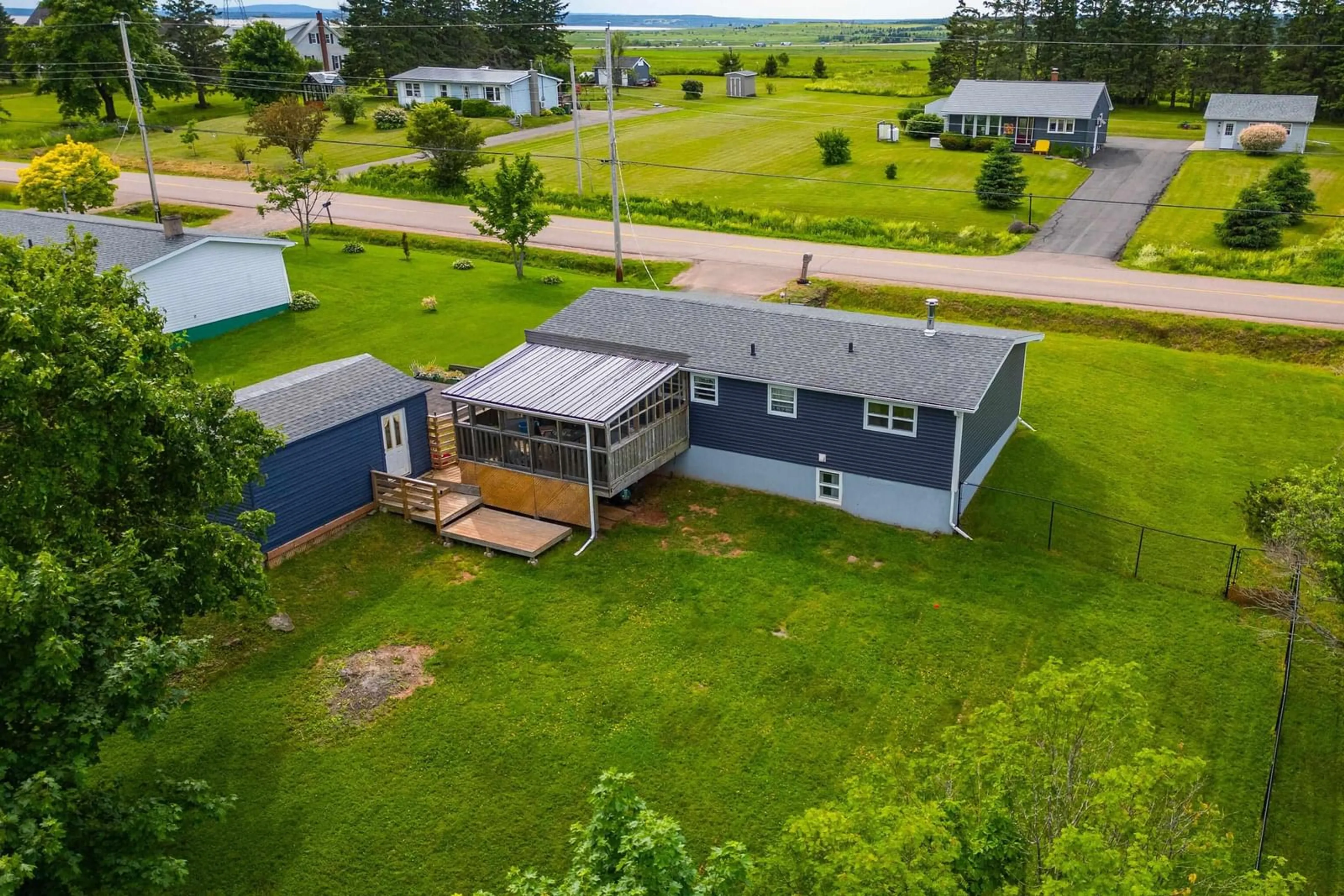 A pic from outside/outdoor area/front of a property/back of a property/a pic from drone, water/lake/river/ocean view for 1522 Fort Lawrence Rd, Fort Lawrence Nova Scotia B4H 3Y5