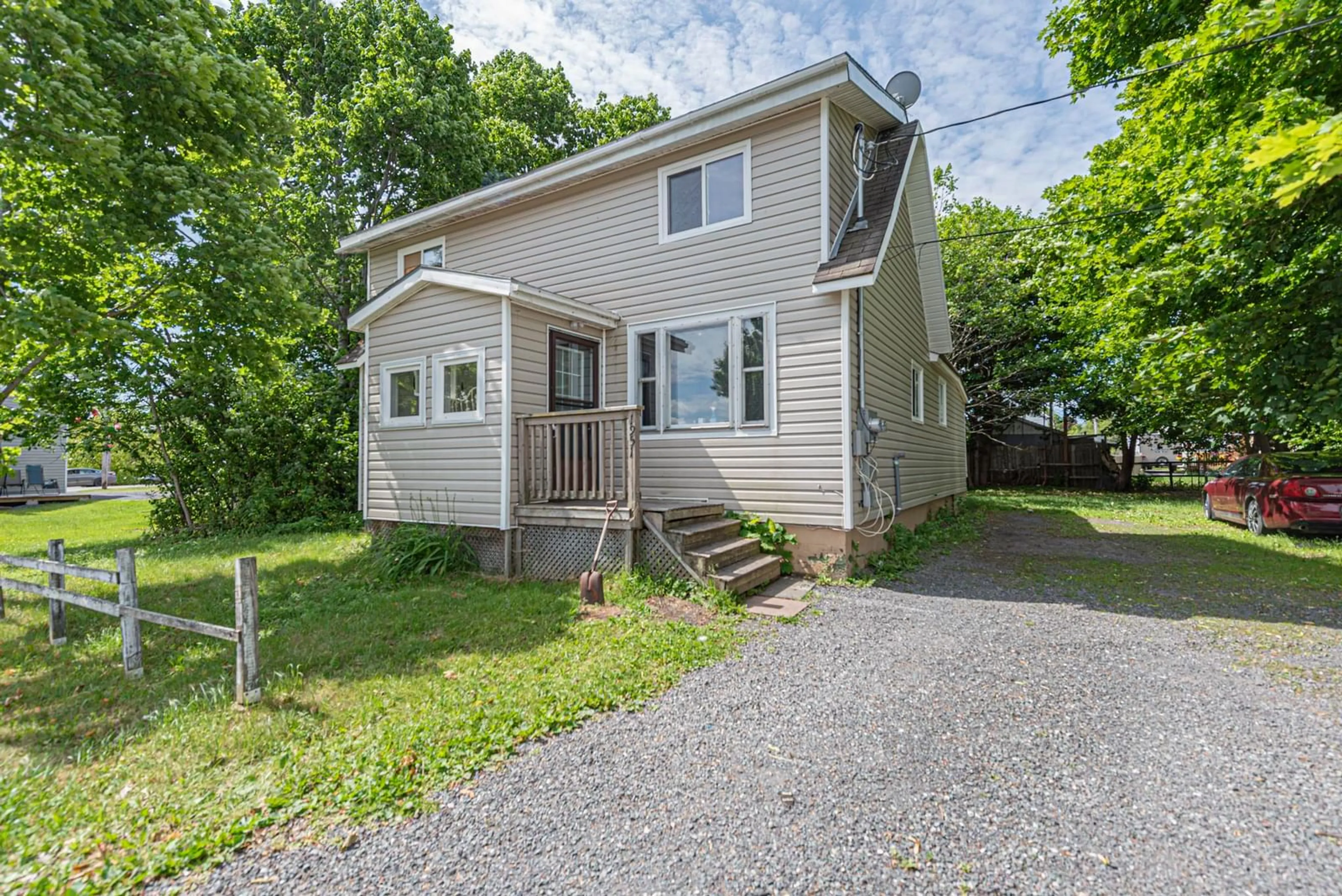 Home with vinyl exterior material, street for 1951 Church St, Westville Nova Scotia B0K 2A0