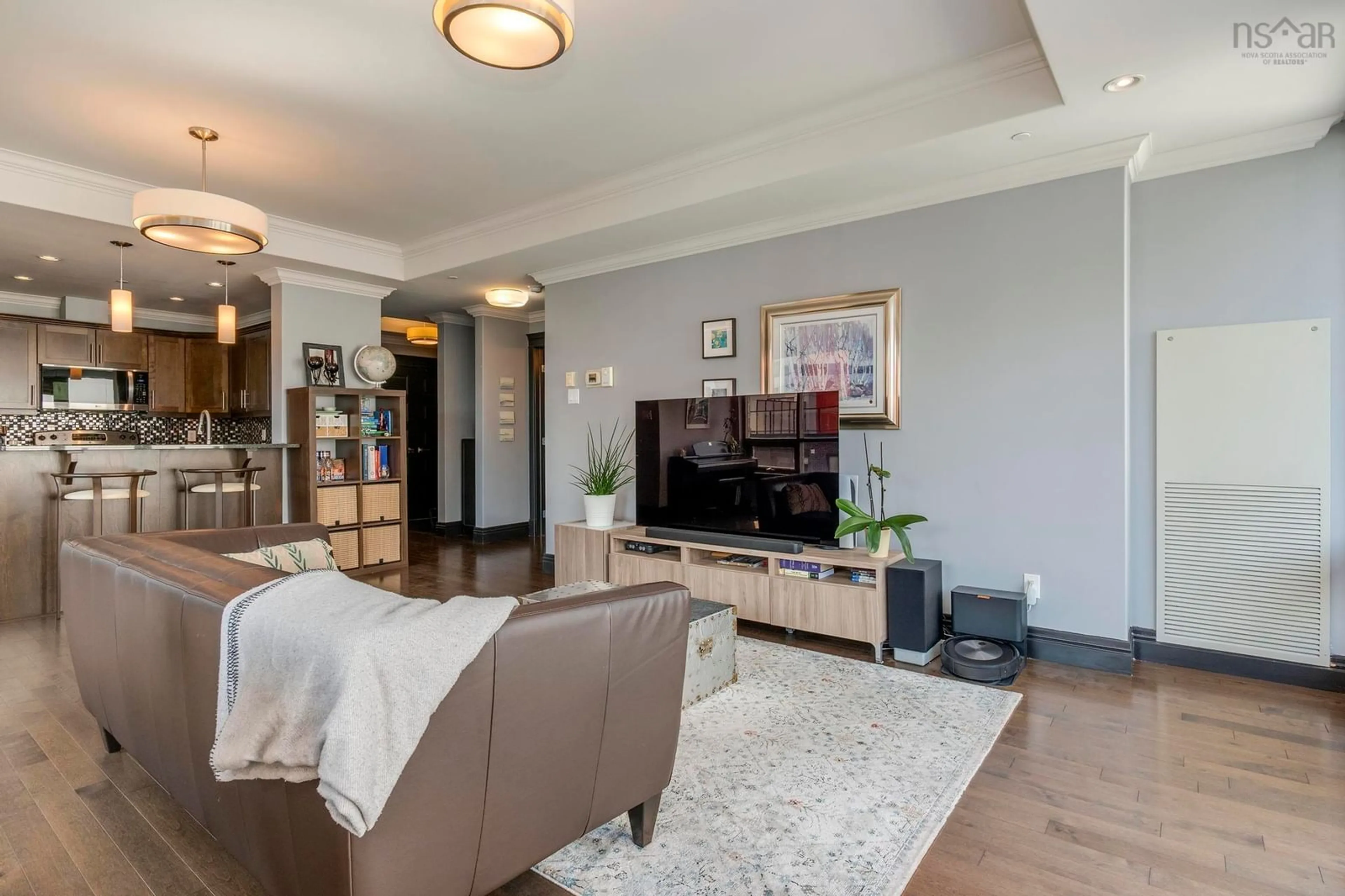 Living room with furniture, unknown for 1445 South Park St #1105, Halifax Nova Scotia B3J 0B6