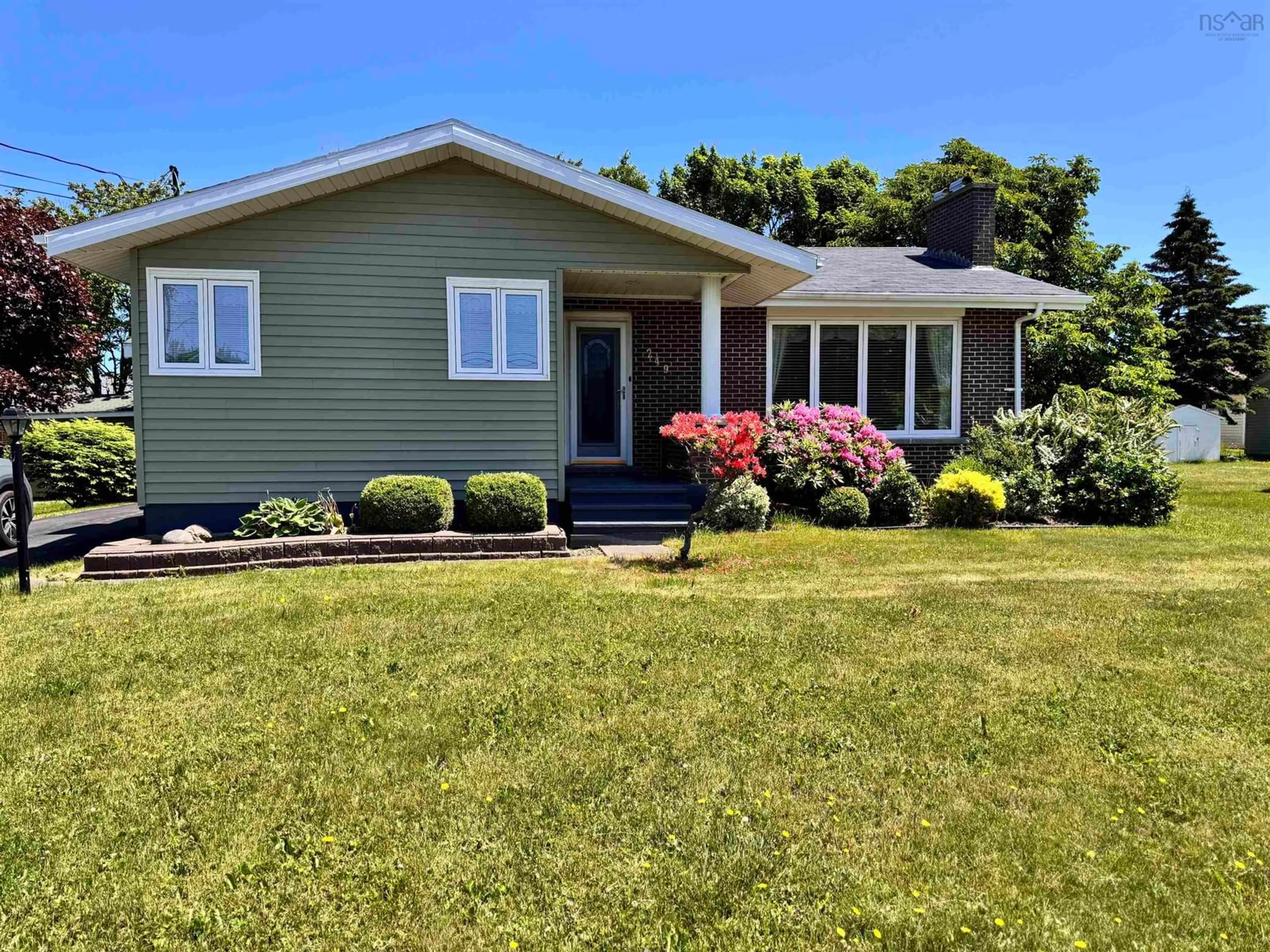 Home with vinyl exterior material, street for 249 Phalen Rd, Glace Bay Nova Scotia B1A 3B5