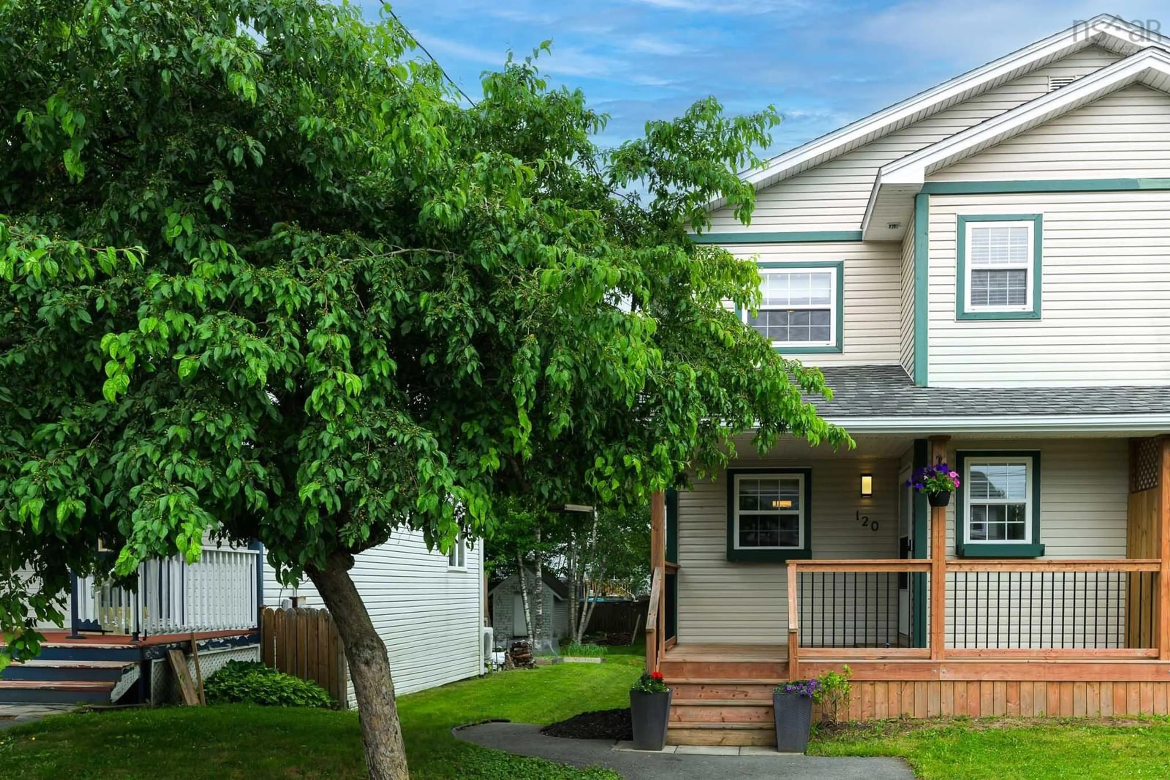 Home with vinyl exterior material, street for 120 Brentwood Ave, Timberlea Nova Scotia B3T 1E9