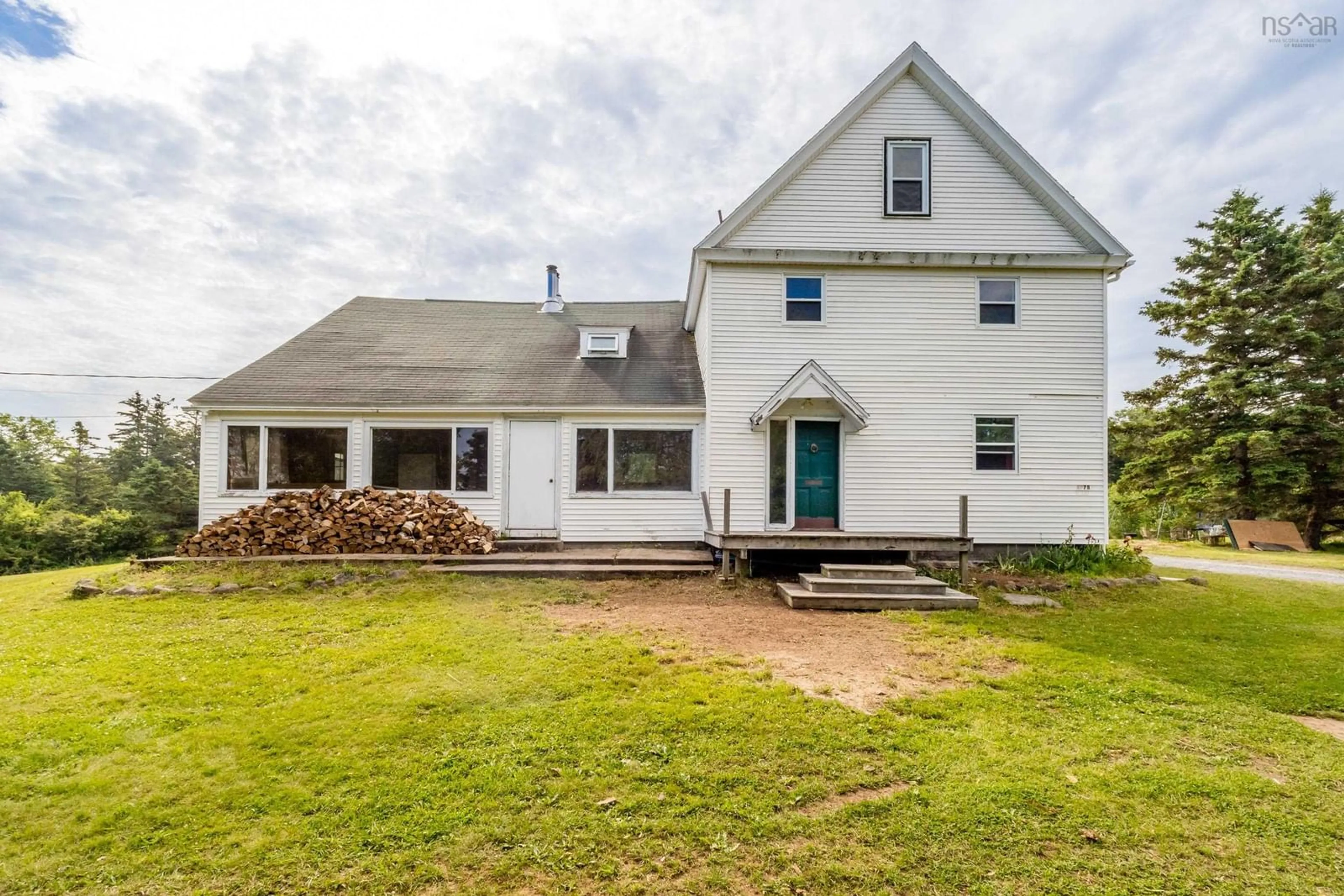 A pic from outside/outdoor area/front of a property/back of a property/a pic from drone, unknown for 3278 Highway 1, Upper Clements Nova Scotia B0S 1A0