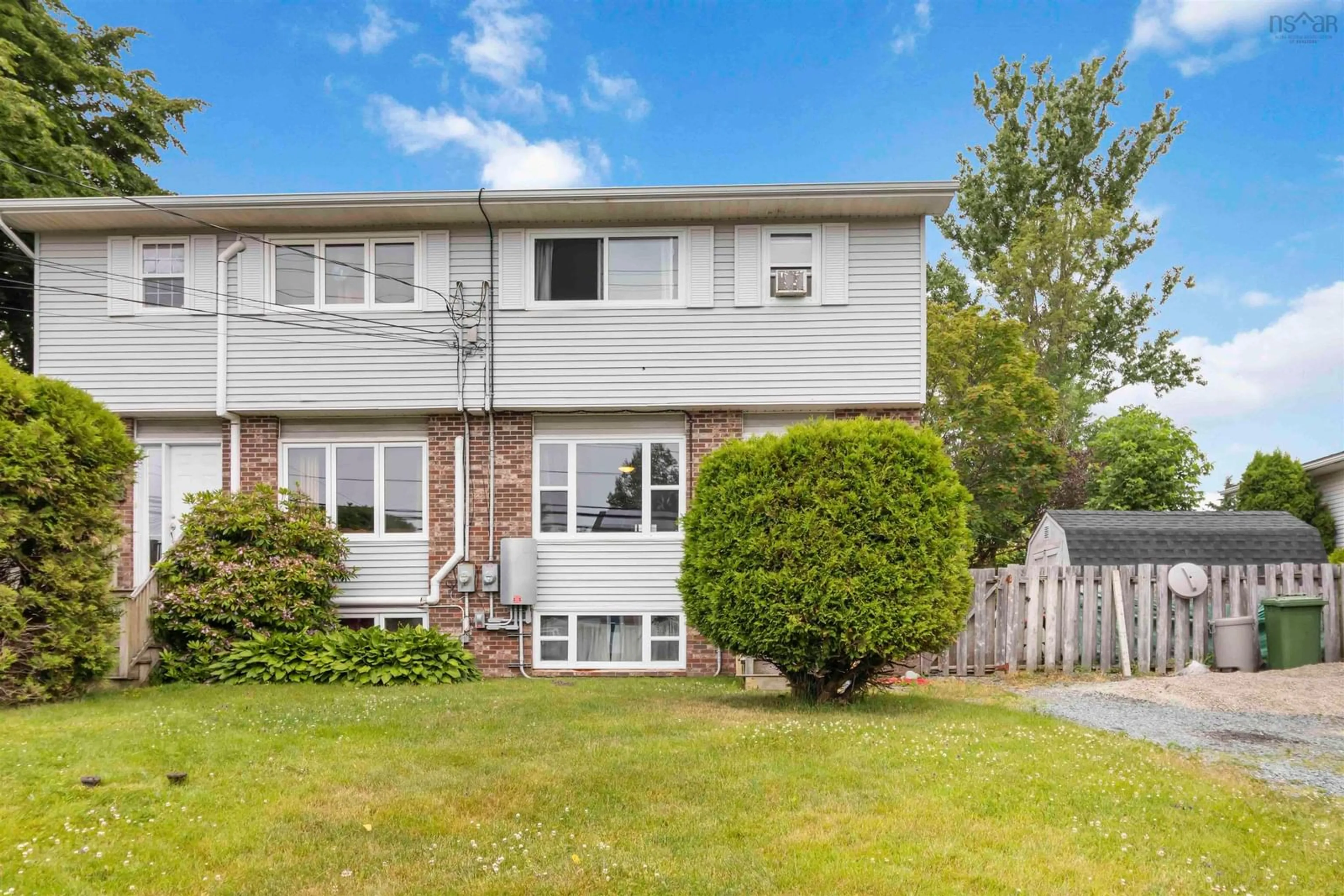 Home with vinyl exterior material, street for 31 Sackville Cross Rd, Lower Sackville Nova Scotia B4C 2M2